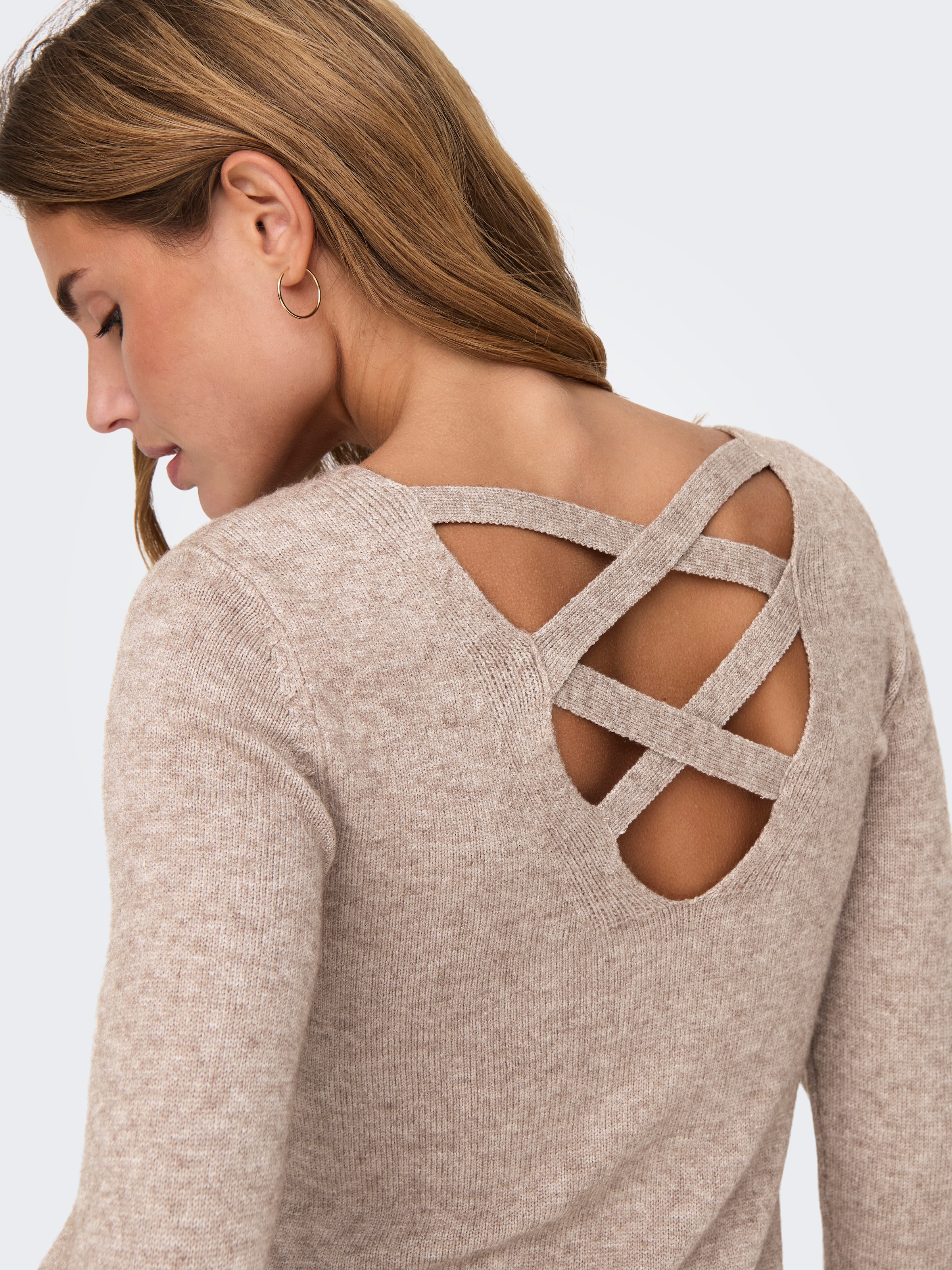 ONLY Midikleid »ONLLEVA BACK DETAIL DRESS EX KNT«