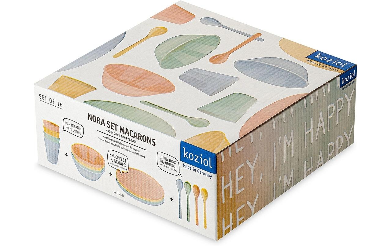 Image of KOZIOL Kombiservice "NORA MACARONS 16-teilig"