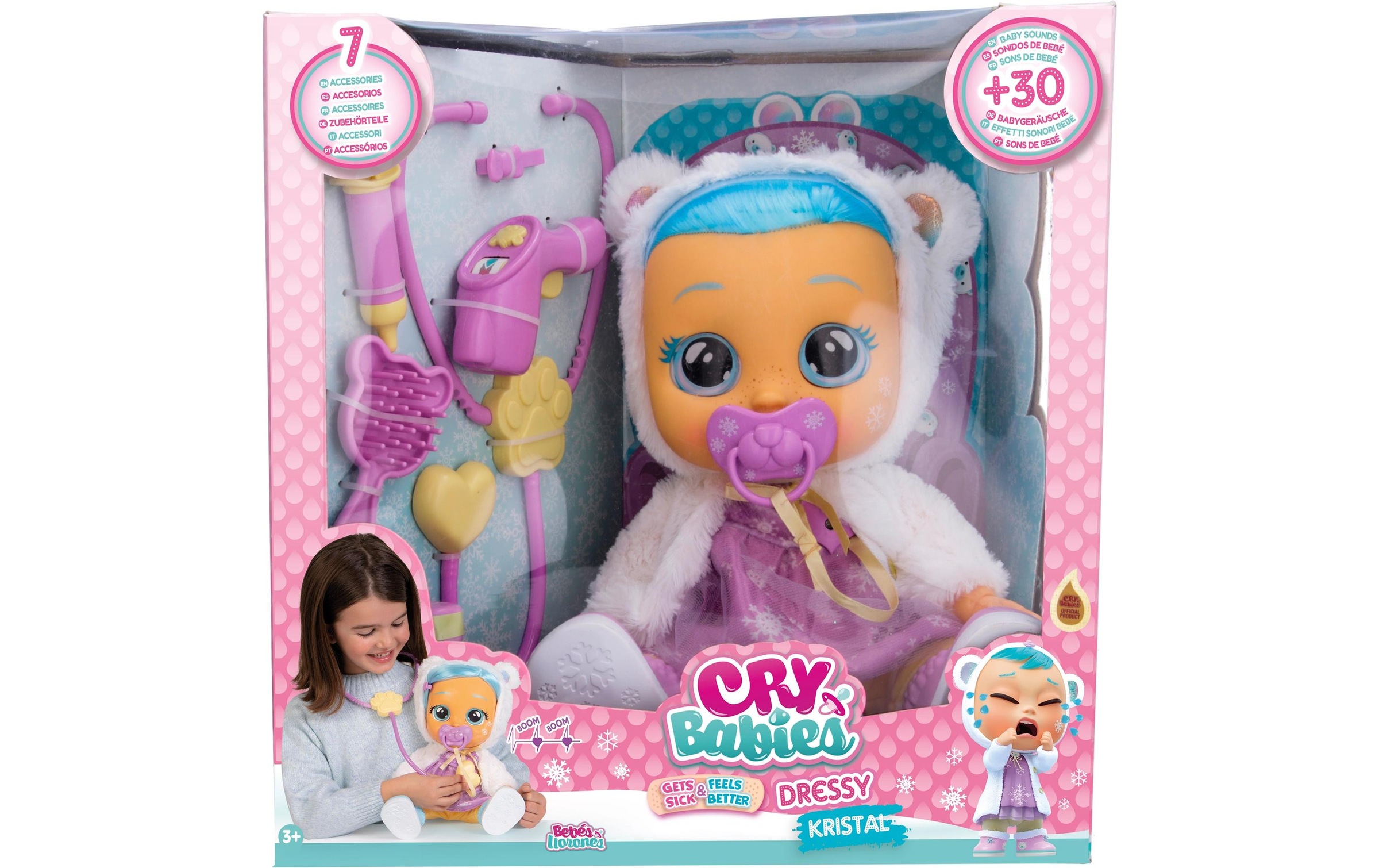 IMC TOYS Anziehpuppe »Cry Babies – Dressy Kristal«