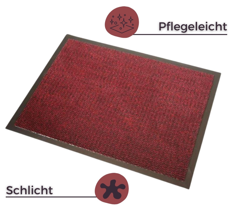 HANSE Home Fussmatte »Faro Line, Türmatte«, rechteckig, 10 mm Höhe, Waschbar, Schmutzfangmatte, Outdoor, Innen, Rutschfest, Wetterfest