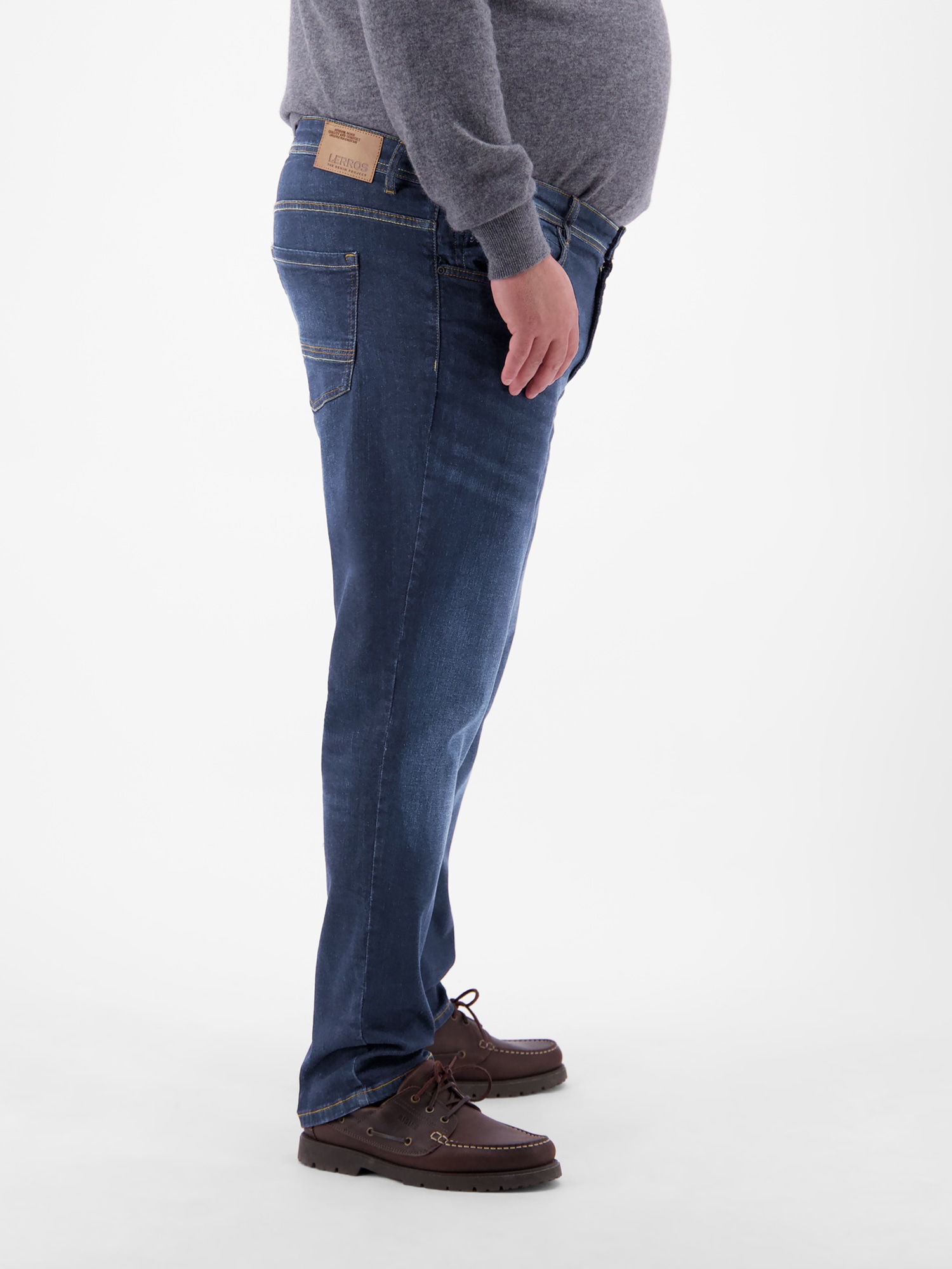 LERROS 5-Pocket-Jeans »LERROS BAXTER Herrenjeans in Grossen Grössen, Straight Leg«