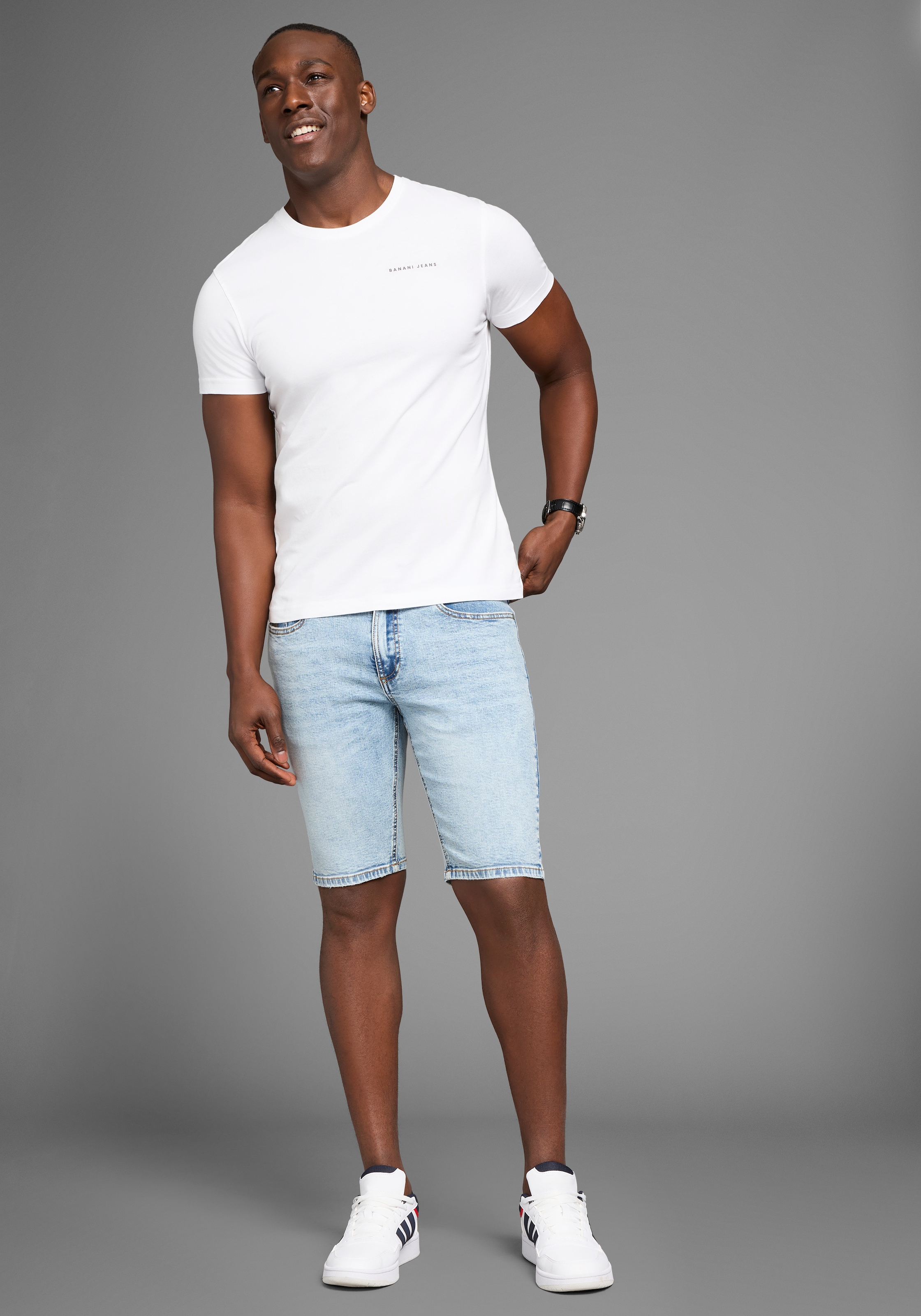 Bruno Banani Jeansshorts »Hutch-Shorts«, niedrige Leibhöhe