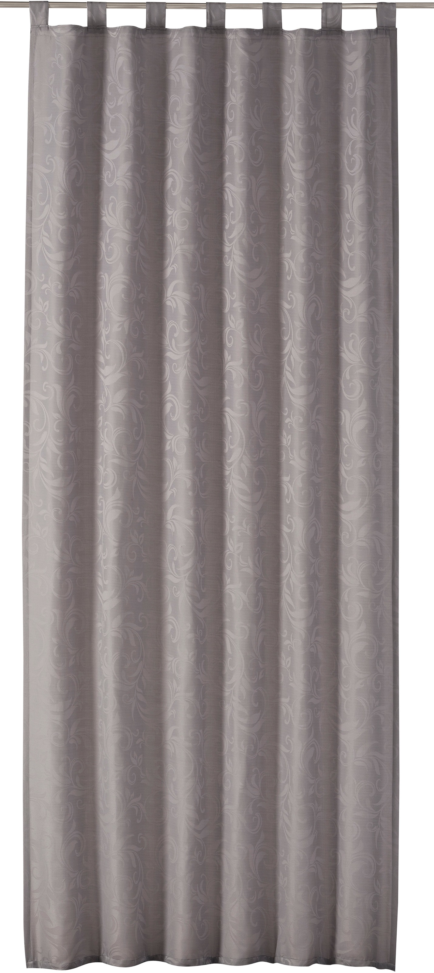 Image of ELBERSDRUCKE Gardine »Kensington«, (1 St.), Schlaufenschal mit Kräuselband Kensington 06 taupe 255x140 cm blickdicht bei Ackermann Versand Schweiz