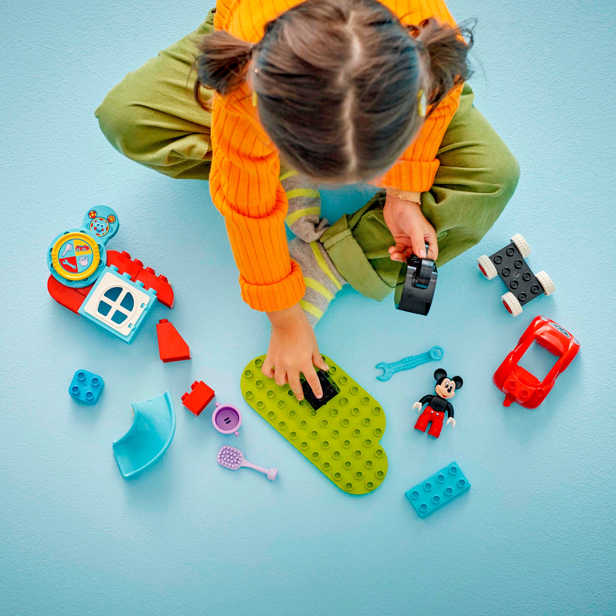 LEGO® Konstruktionsspielsteine »Mickys Clubhaus und Auto (10454), LEGO® DUPLO Disney ™« Made in Europe