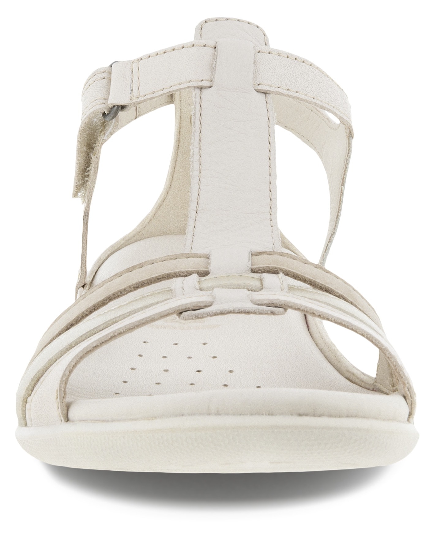Ecco Riemchensandale »FLASH«  , Sommerschuh, Sandalette, Klettschuh, im Metallic-Look
