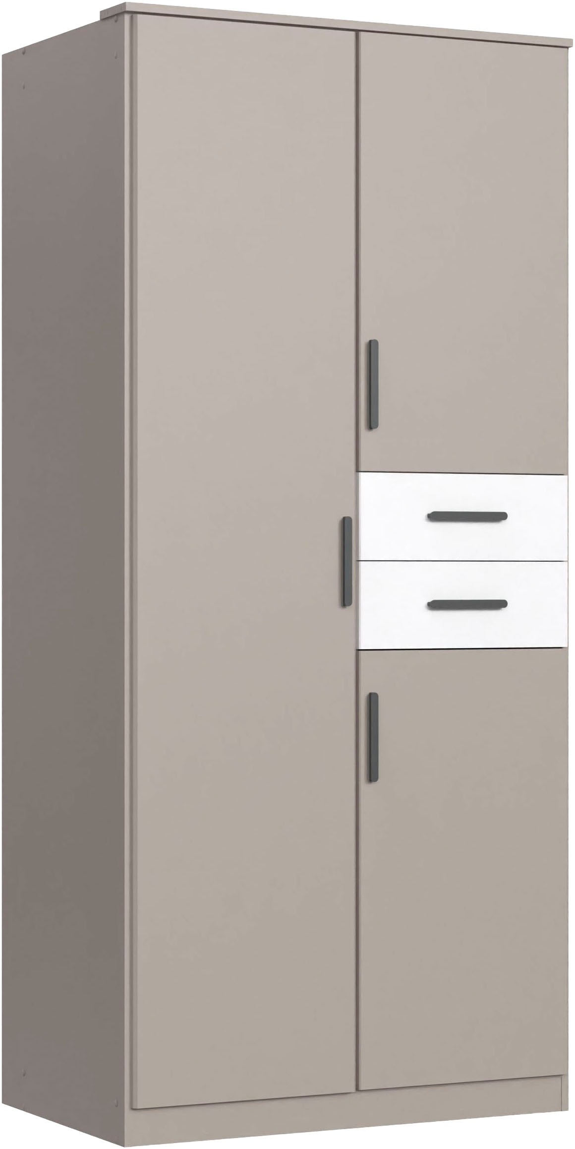 Wimex Drehtürenschrank »Bahamas, Kleiderschrank in den Breiten 90cm oder 135cm erhältlich« mit zwei farblich abgesetzten Schubladen