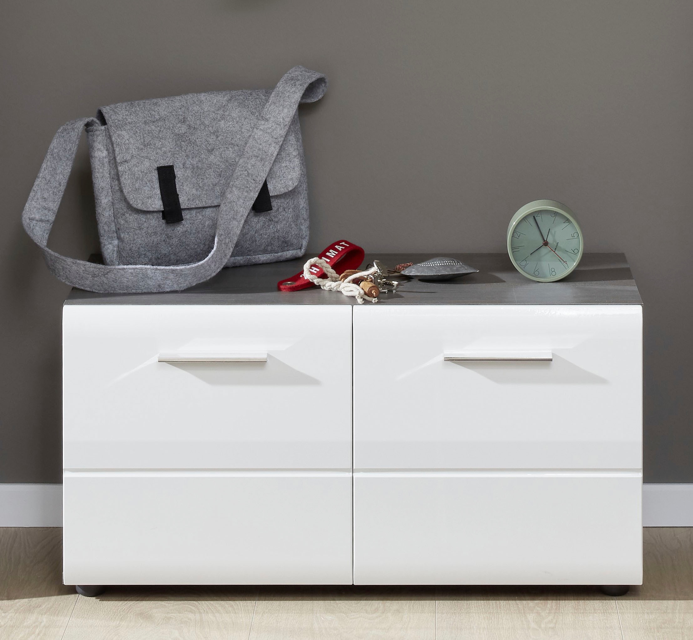 Image of Home affaire Sitzbank "Sovana" Sitzbank mit 2 Türen - (B/T/H) 80/35/41 cm