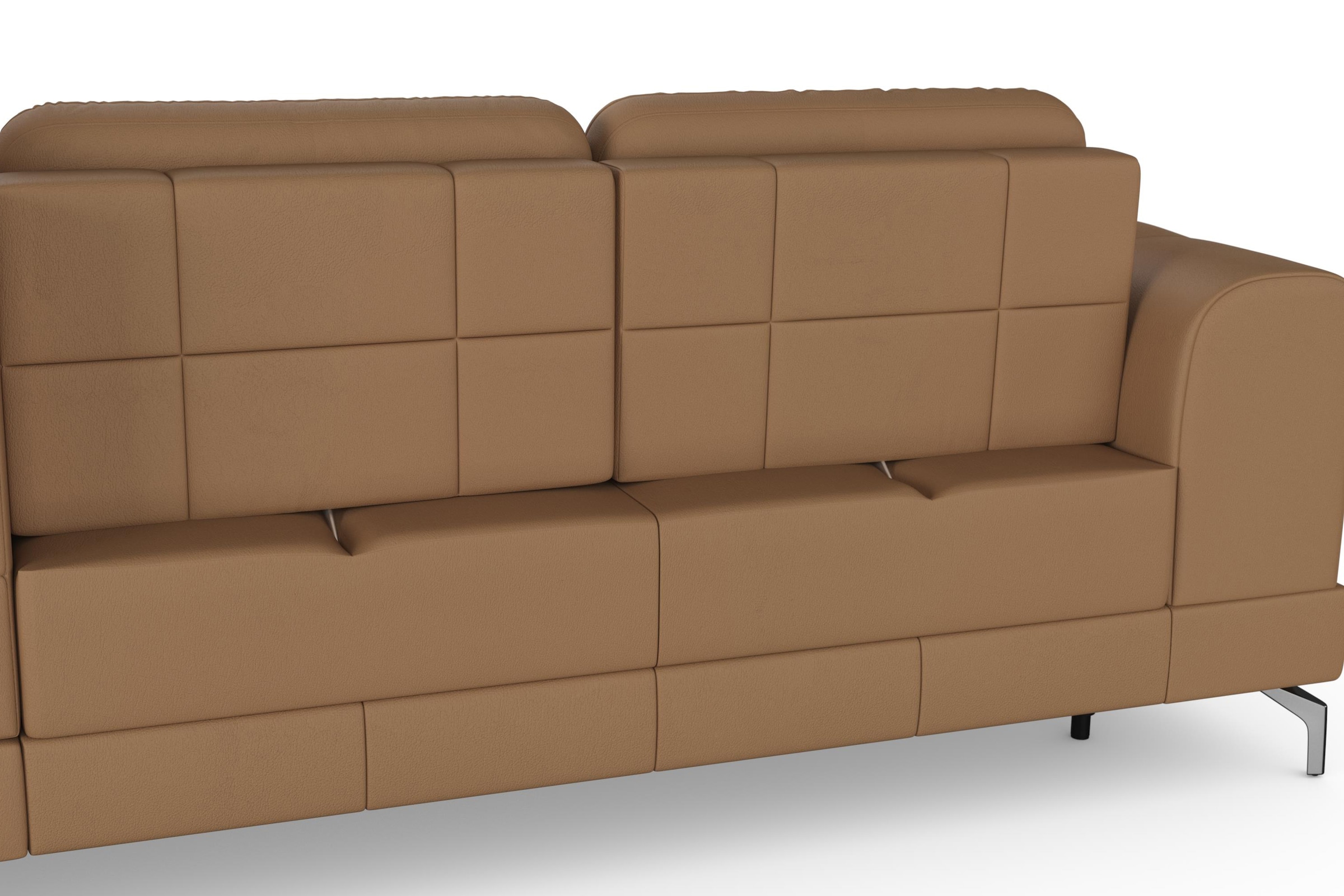 sit&more Ecksofa »Bendigo L-Form«, inklusive Sitztiefenverstellung, Bodenfreiheit 12 cm, in 2 Fussfarben