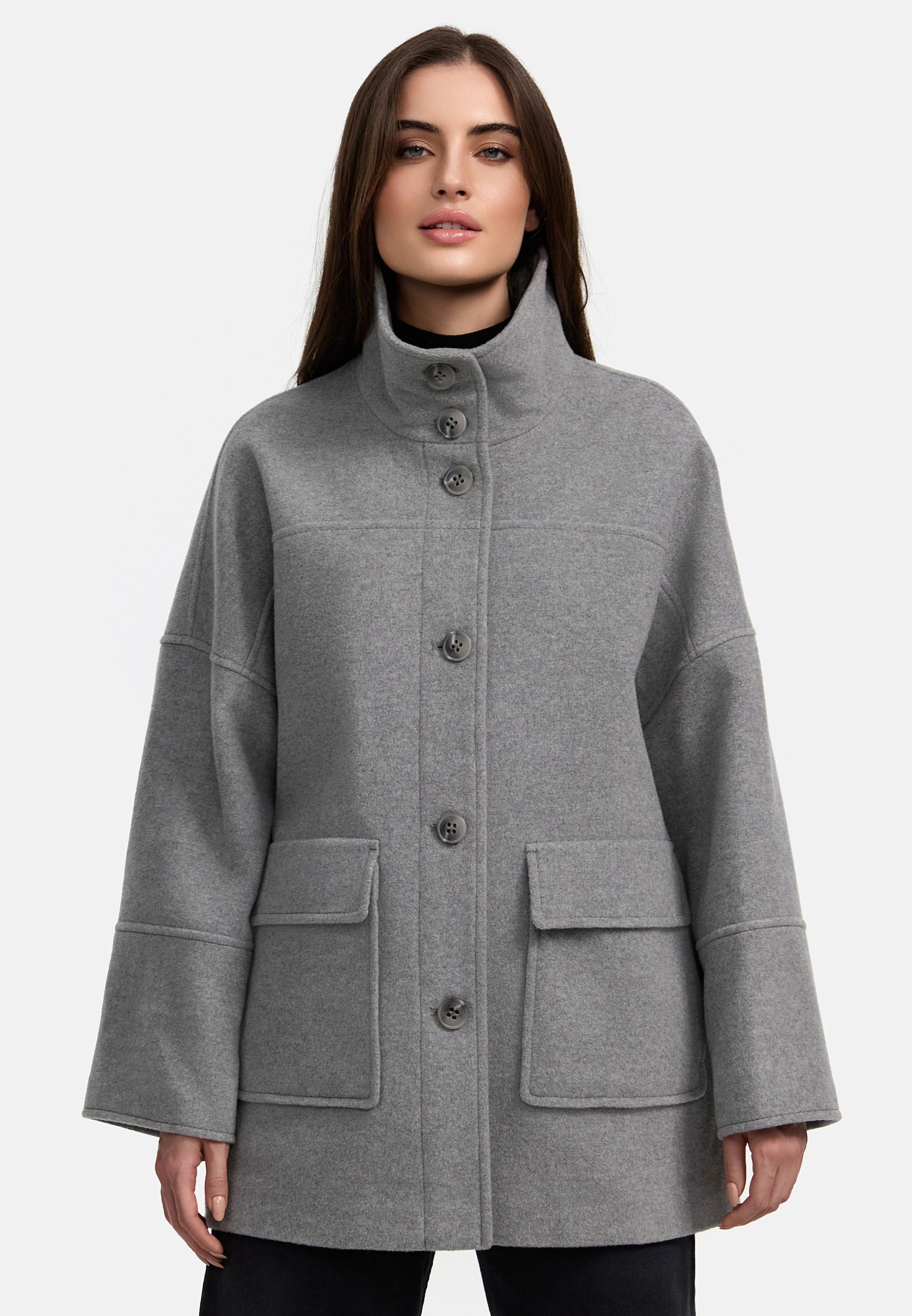 Image of MANISA Winterjacke ohne Kapuze mit Taschen
