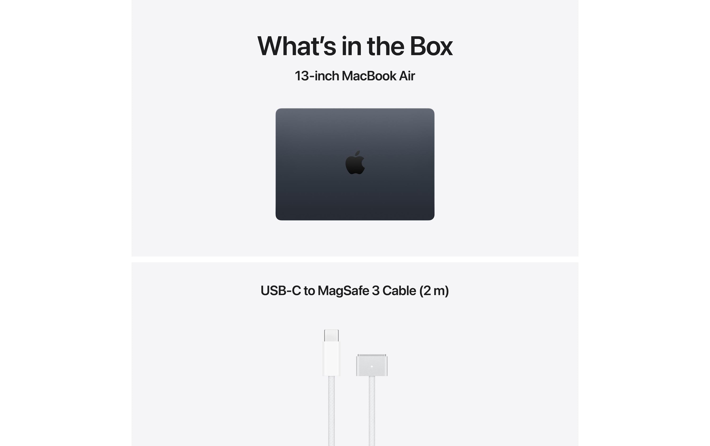 Apple Notebook »MacBook Air 13 2026 M5 10C GPU / 32 GB / 2 TB Midnight« / 13,6 ″ Apple Integrierte NPU (Neural Processing Unit)