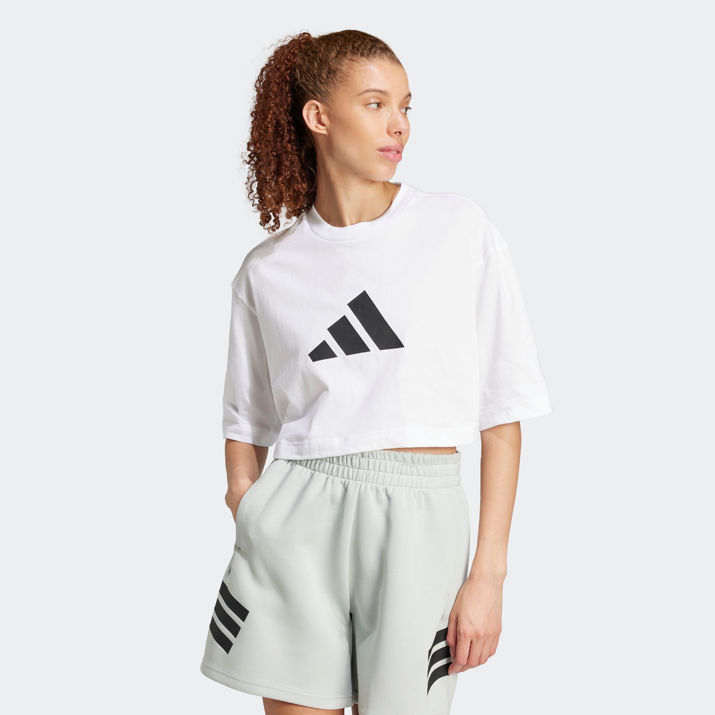 Image of adidas Sportswear T-Shirt "FUTURE ICONS 3 BAR LOGO" klassischer Rundhalsausschnitt, sportlicher Stil, ohne Verschluss