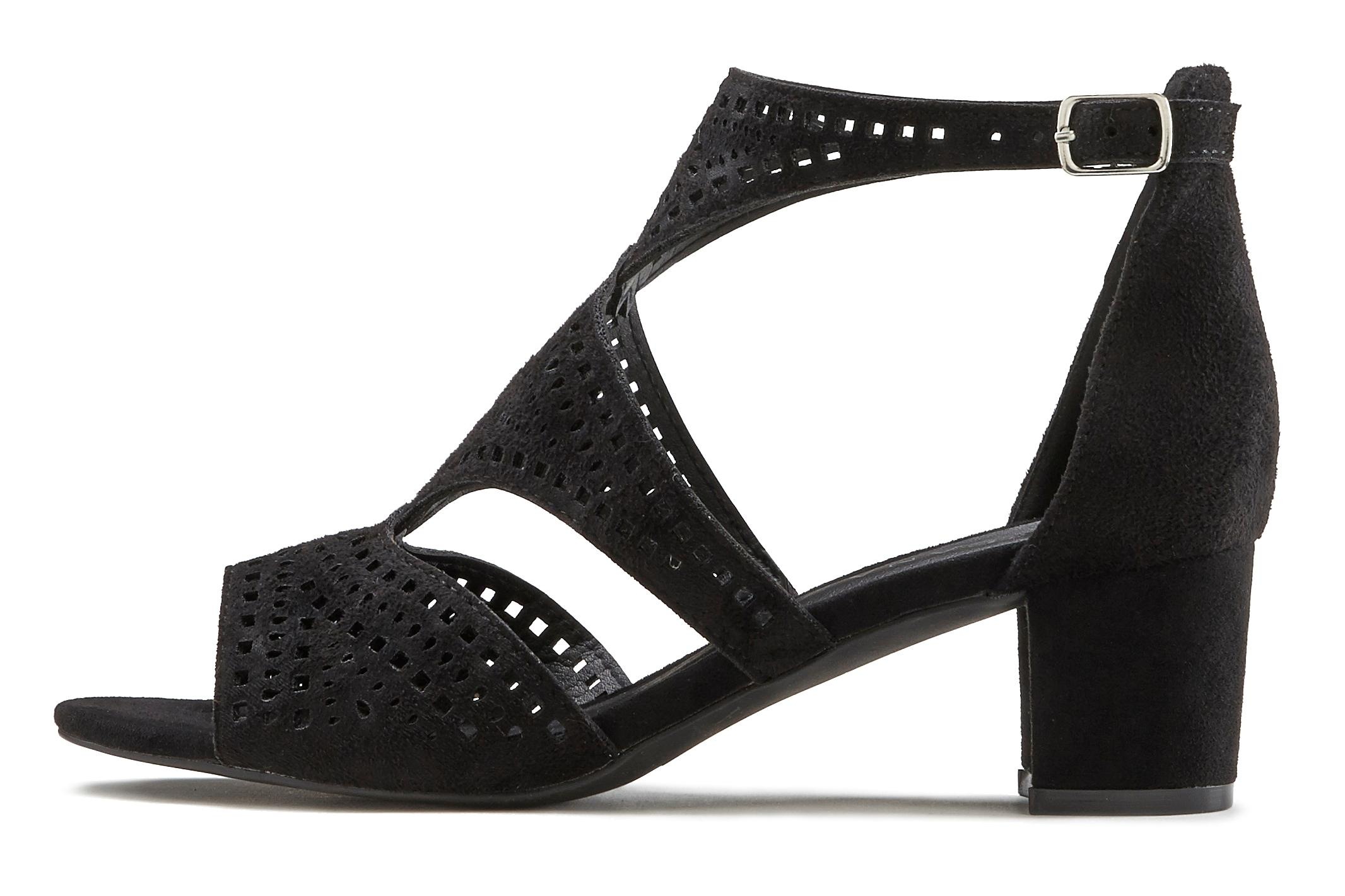 Image of LASCANA Sandalette, mit Cut-Outs und bequemen Blockabsatz bei Ackermann Versand Schweiz