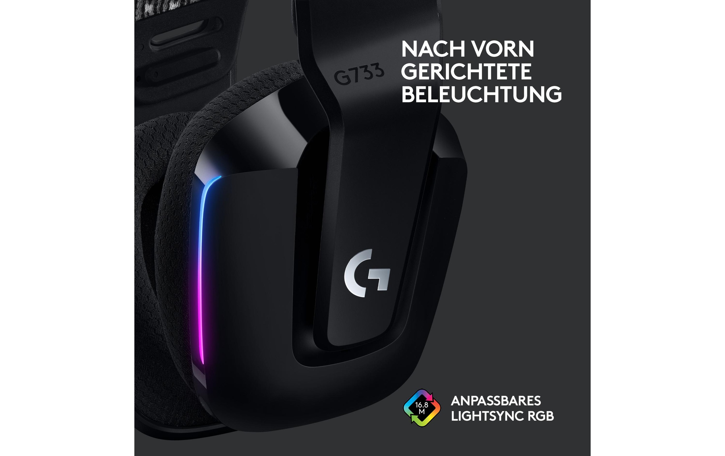 Logitech Gaming-Headset »G733 Lightspeed Schwarz«