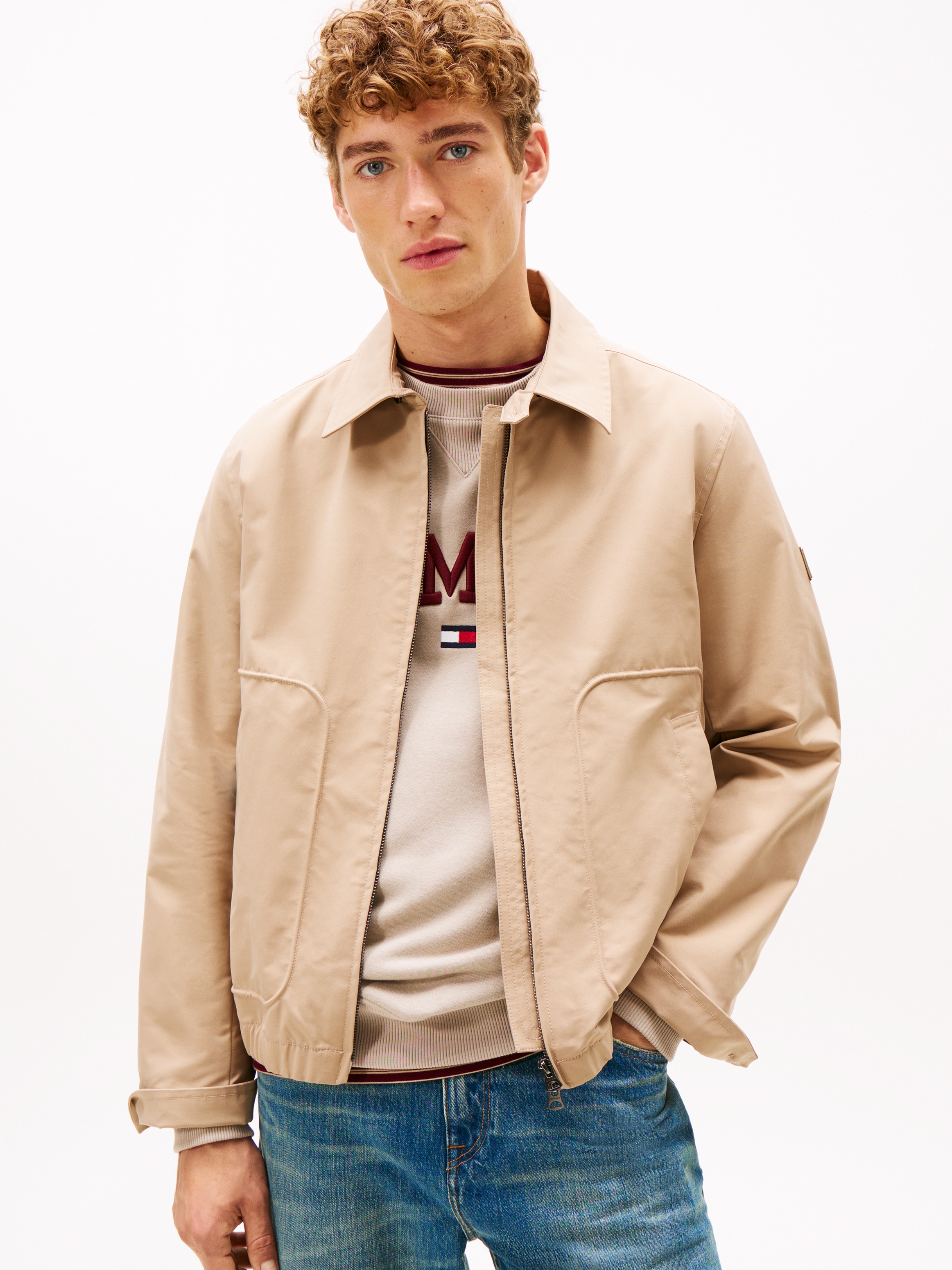 Image of Tommy Hilfiger Blouson "IVY" normale Passorm, elastischer Bund am Saum, 2-Wege-Reissverschluss