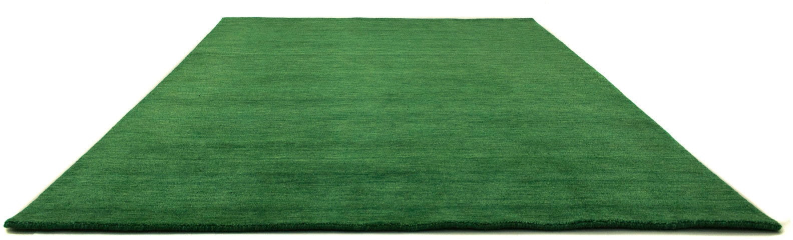 morgenland Wollteppich »Uni - Gabbeh Teppich - Softy«, rechteckig, 1,6 mm Höhe, Gabbeh Optik, Uni Farben, reine Wolle, sehr weicher Flor, Wohnzimmer