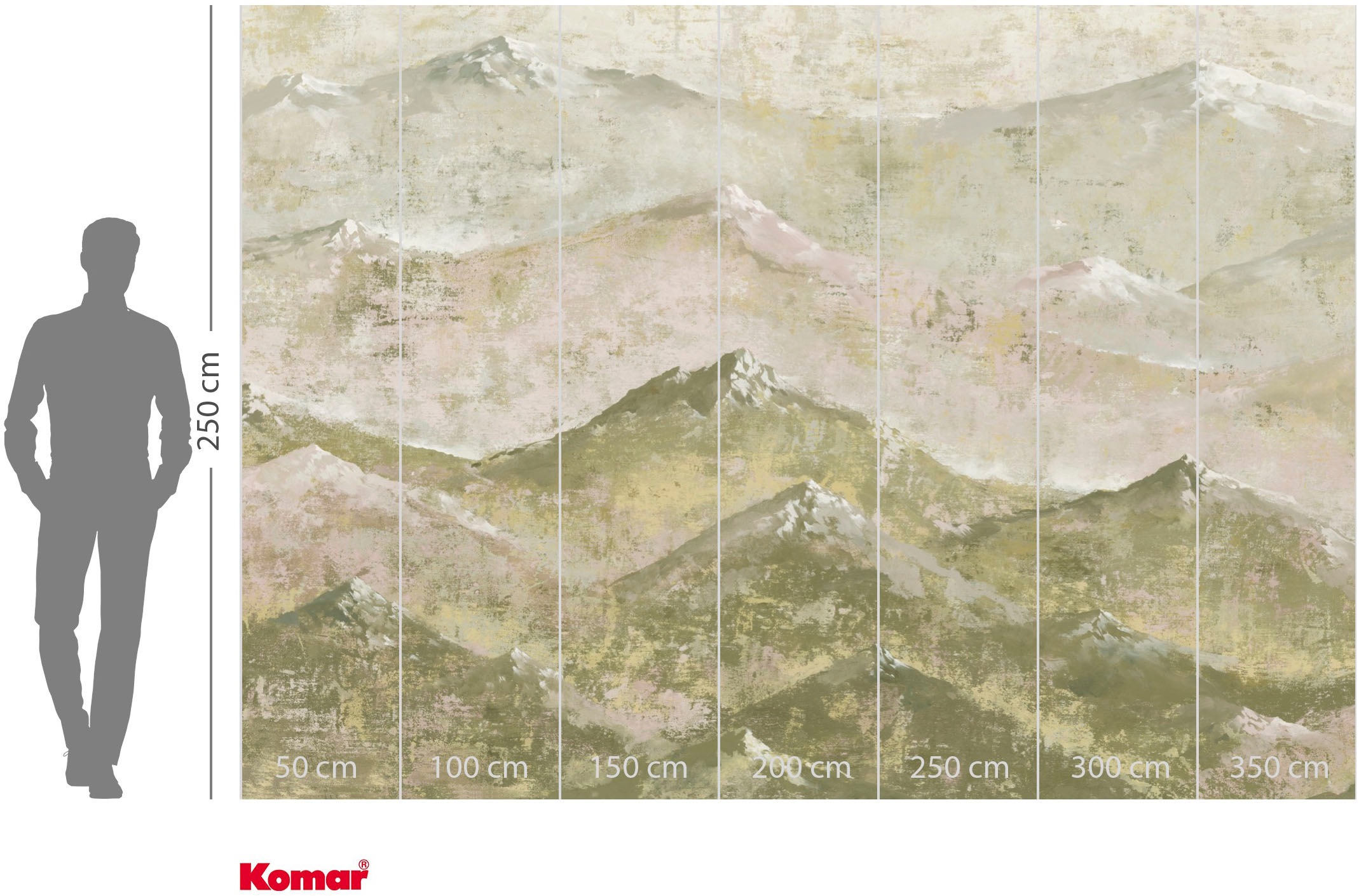 Komar Fototapete »Vlies Fototapete - Ladakh - Grösse 350 x 250 cm« Motiv | bedruckt glatt