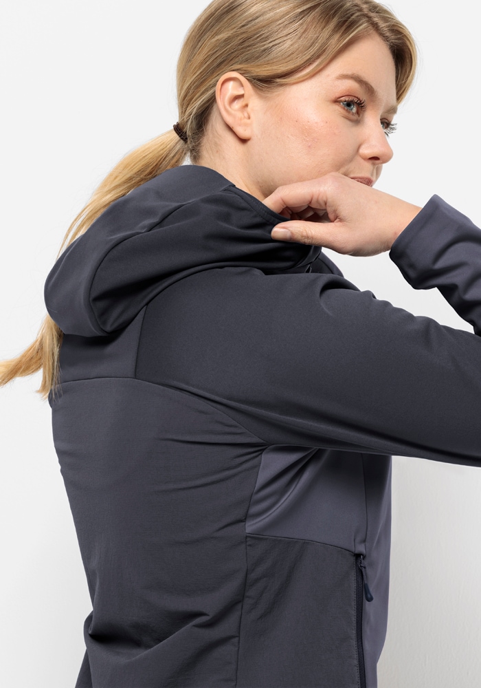 Jack Wolfskin Outdoorjacke »BRISSTAL HOODY W« mit Kapuze