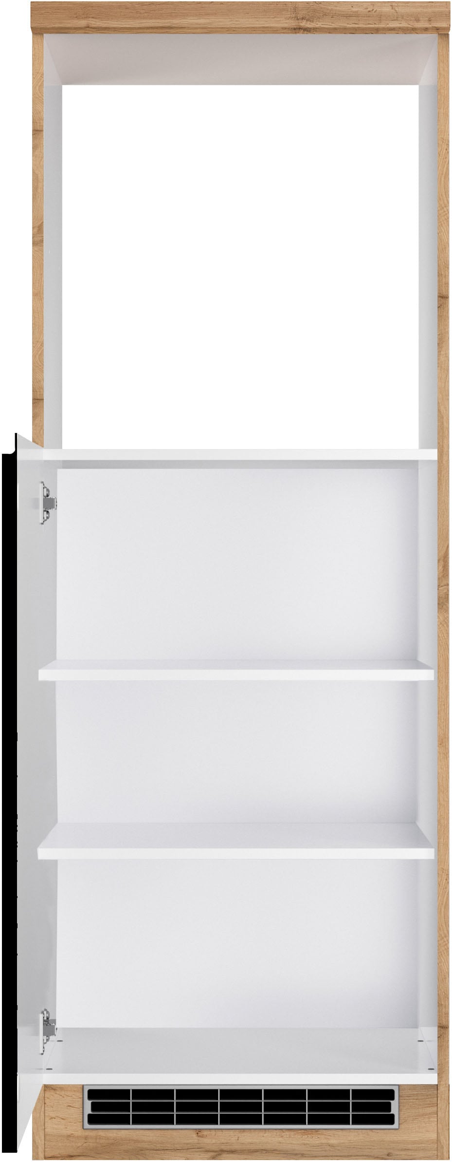 KOCHSTATION Armoire d'encastrement pour four »KS-Virginia,neu in verbesserter Ausführung« Rangement, Softclose,  largeur 60 cm, hauteur 166 cm niche pour poêle L/H/P : 56/59/55 cm