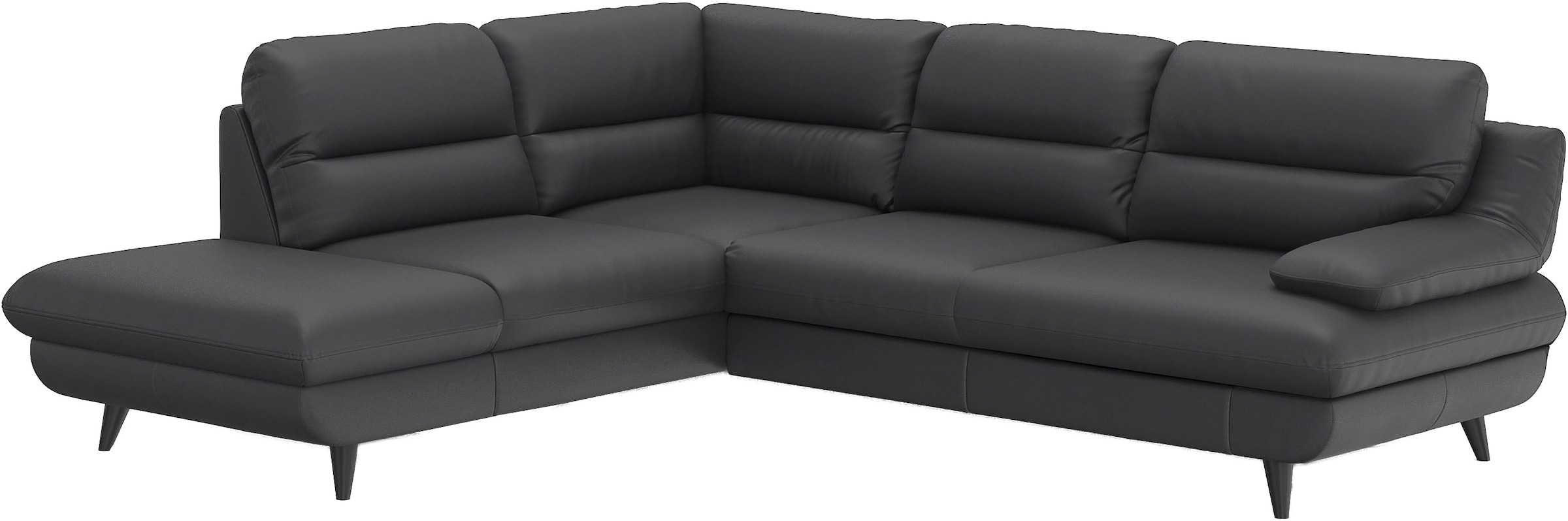 COTTA Canapé d'angle »Pike L-Form, B: 266 cm« fonction de couchage et coffre-lit optionnels