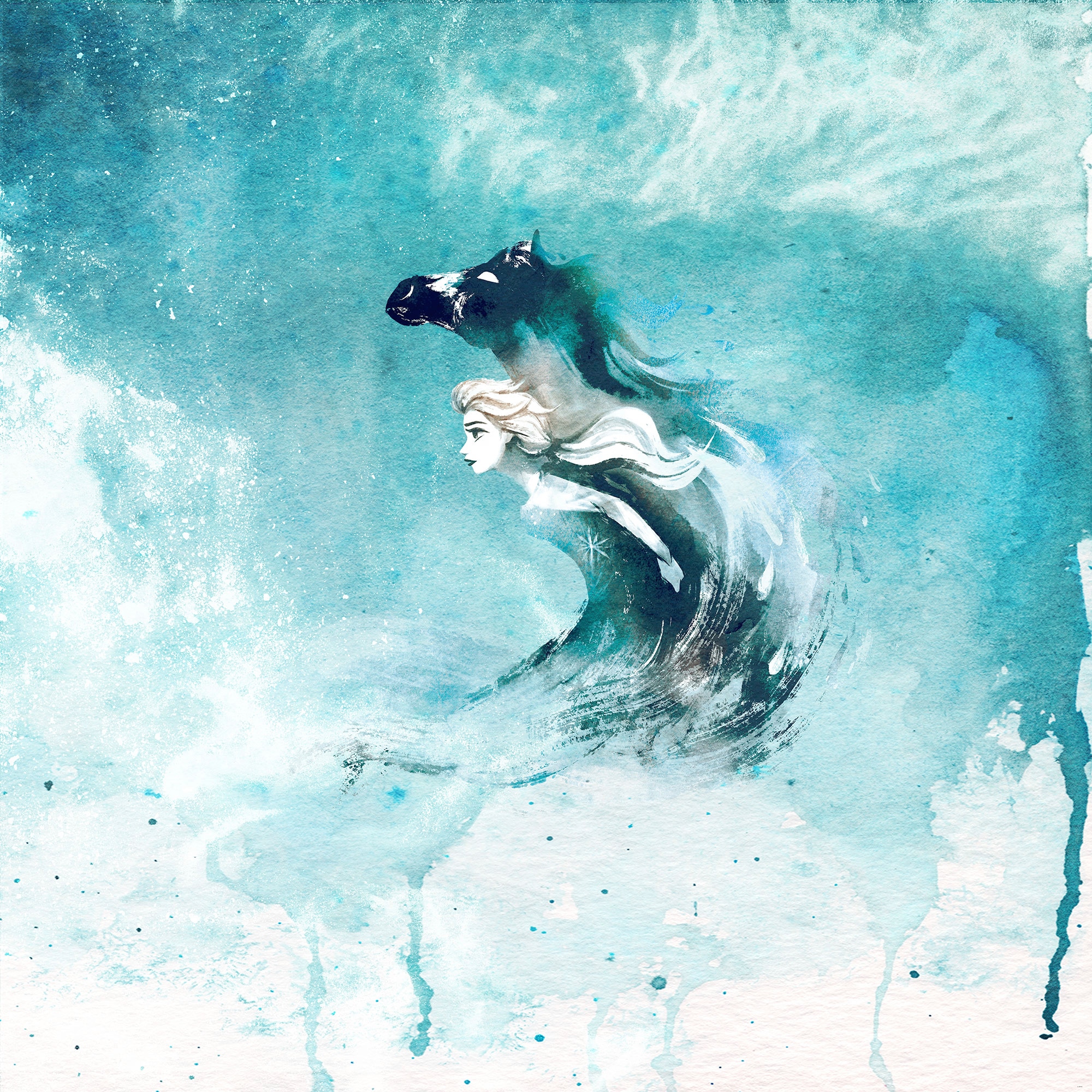 Image of Komar Vliestapete "Digitaldruck Vlies - Frozen Spirit Of Wonder - Grösse 250 x 250 cm" bedruckt glatt Kinderzimmer