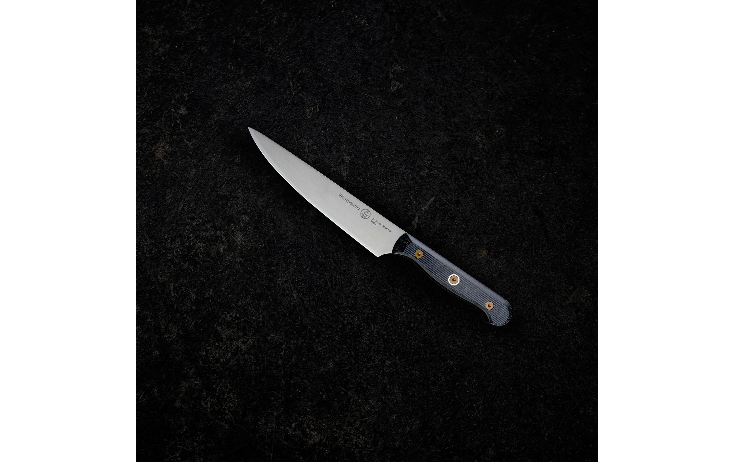   Allzweckmesser »Messermeister Custom 15 cm, Grau/Schwarz«