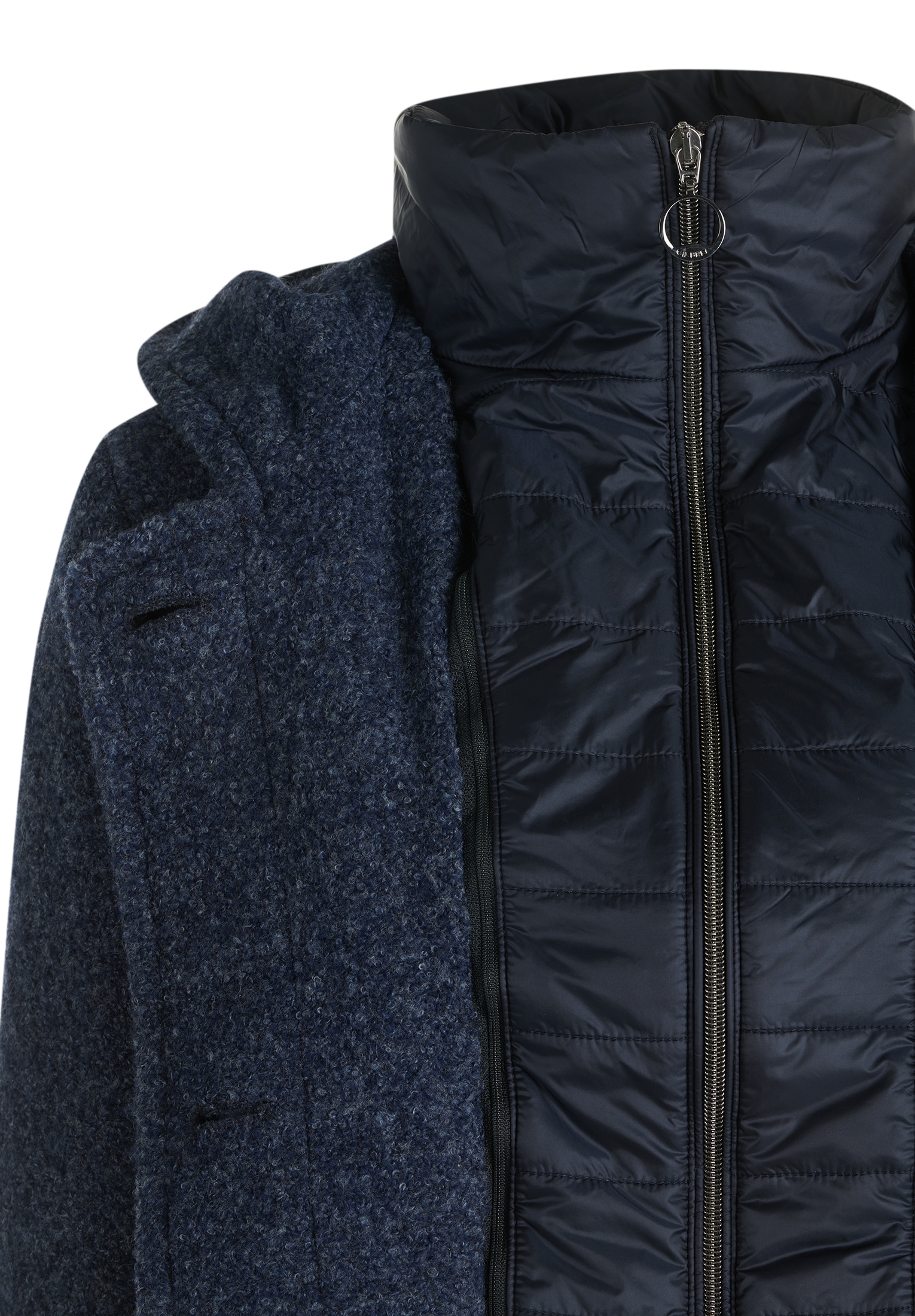 Gil Bret Fleecejacke ohne Kapuze mit Knopf-Verschluss