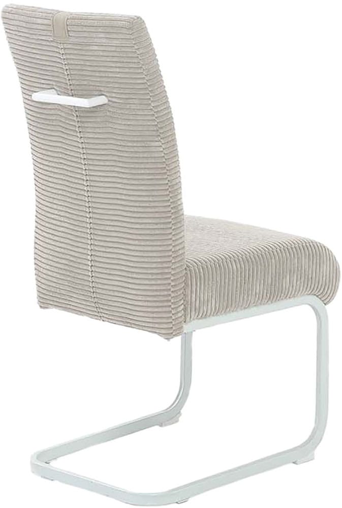 Jockenhöfer Gruppe Chaise cantilever »Kenny« (Ensemble) 2 cuisavec ressorts ensachés, tissu d’ameublement en velours côtelé