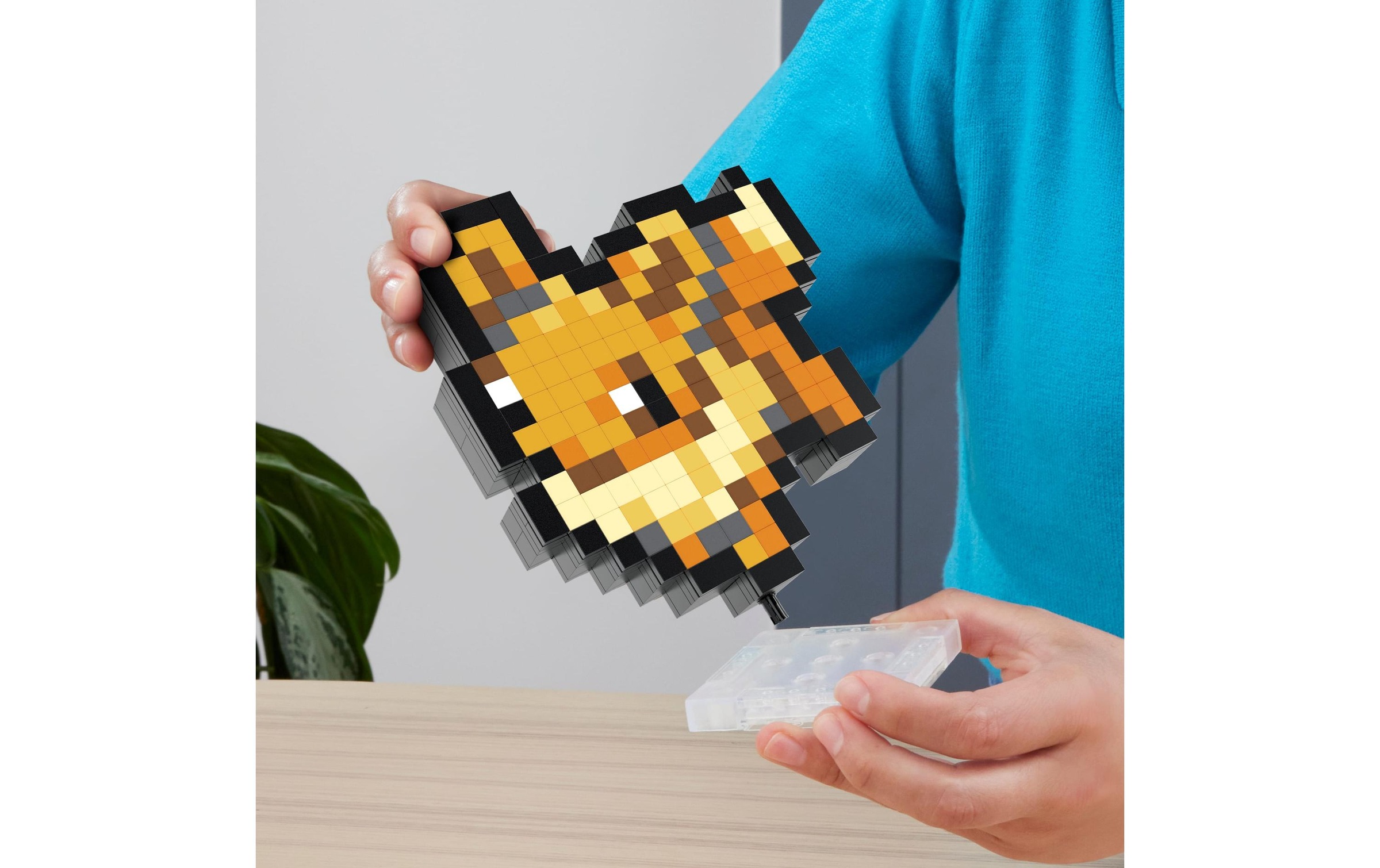 MEGA Briques de jeu »Pokémon Evoli Pixel Art«