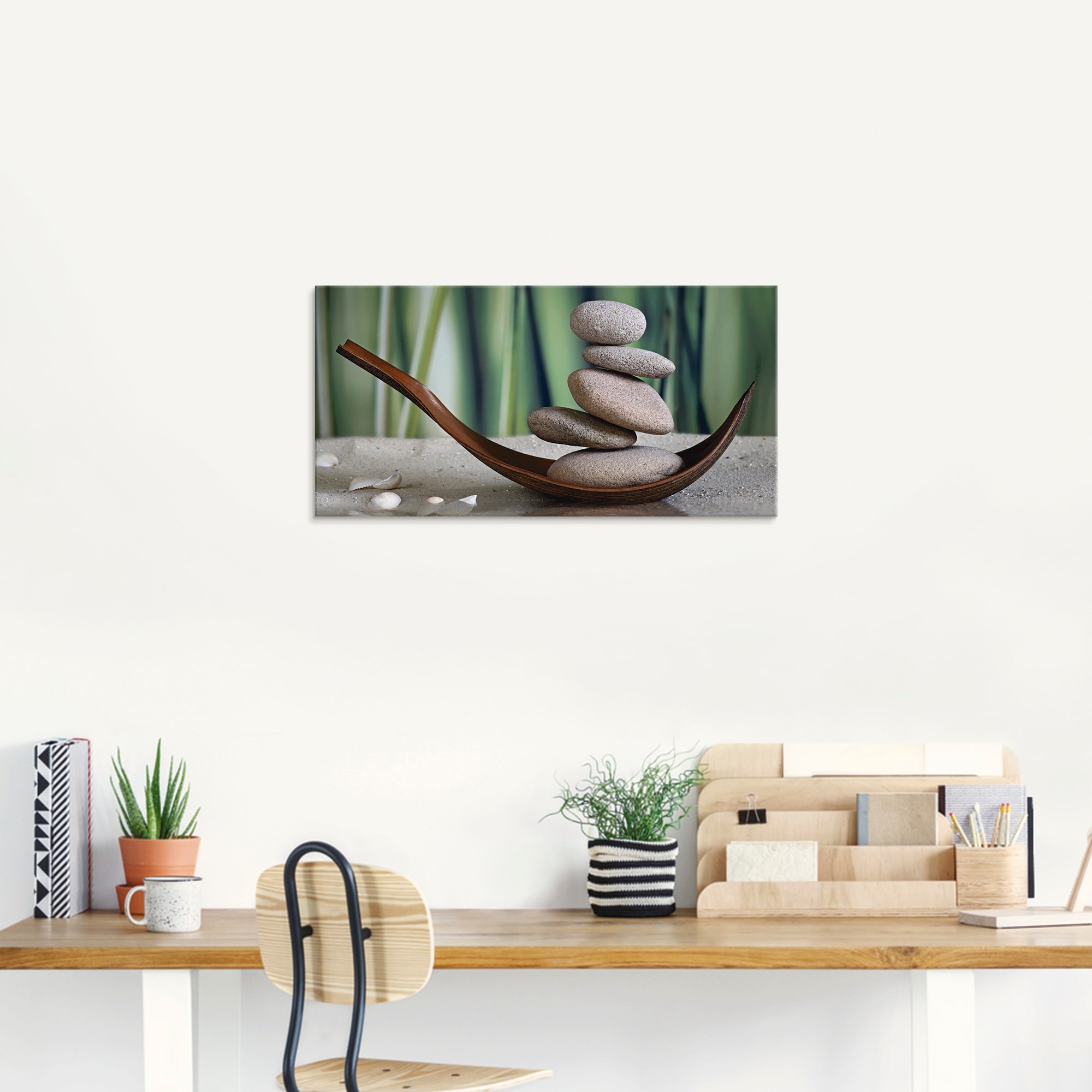 Artland Glasbild »Gleichgewicht«, Zen, (1 St.), in verschiedenen Grössen