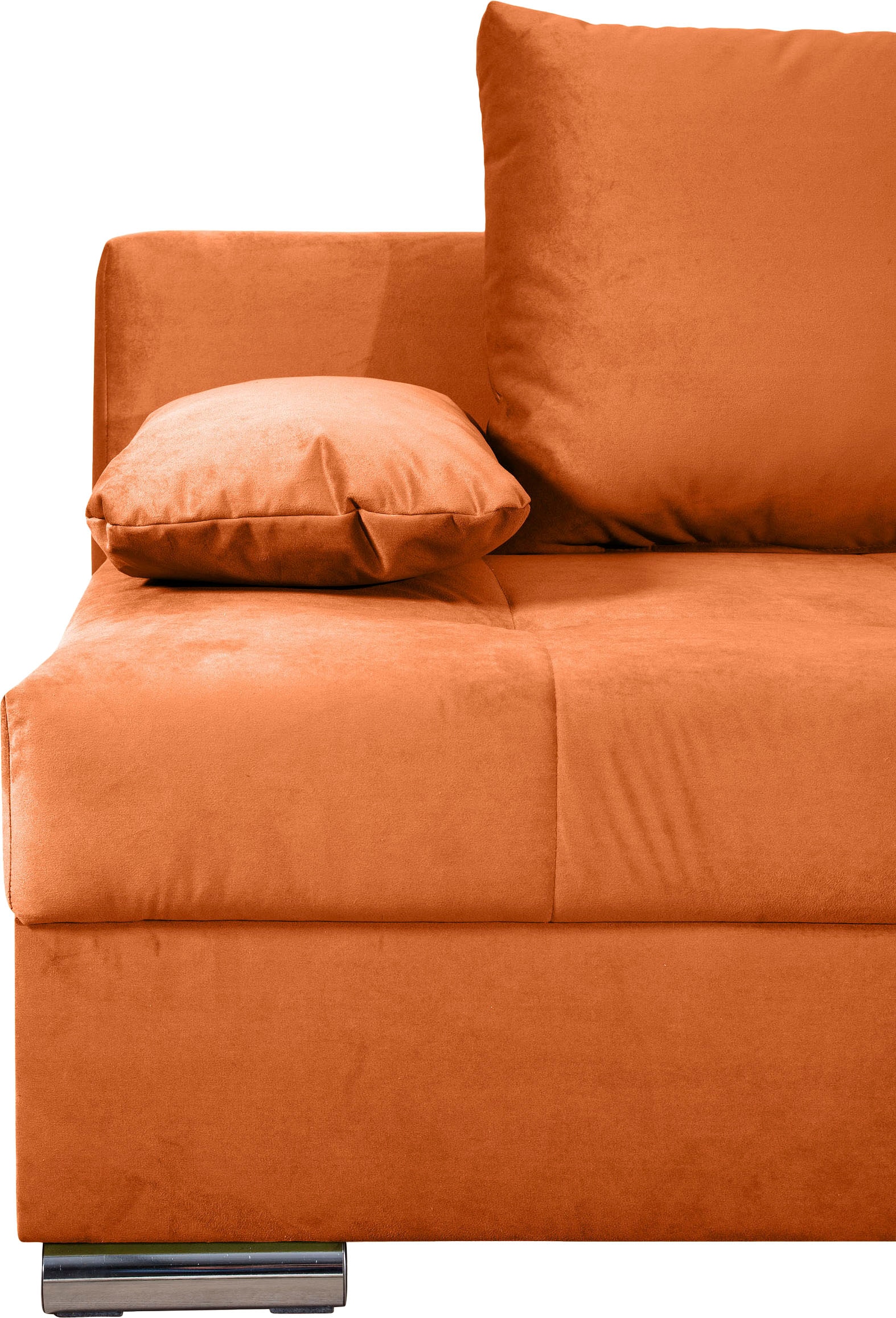 COLLECTION AB Schlafsofa »Tania mit Bettfunktion und Bettkasten« komfortabler Sitzkomfort: Federkern-Polsterung, inklusive Rückenkissen