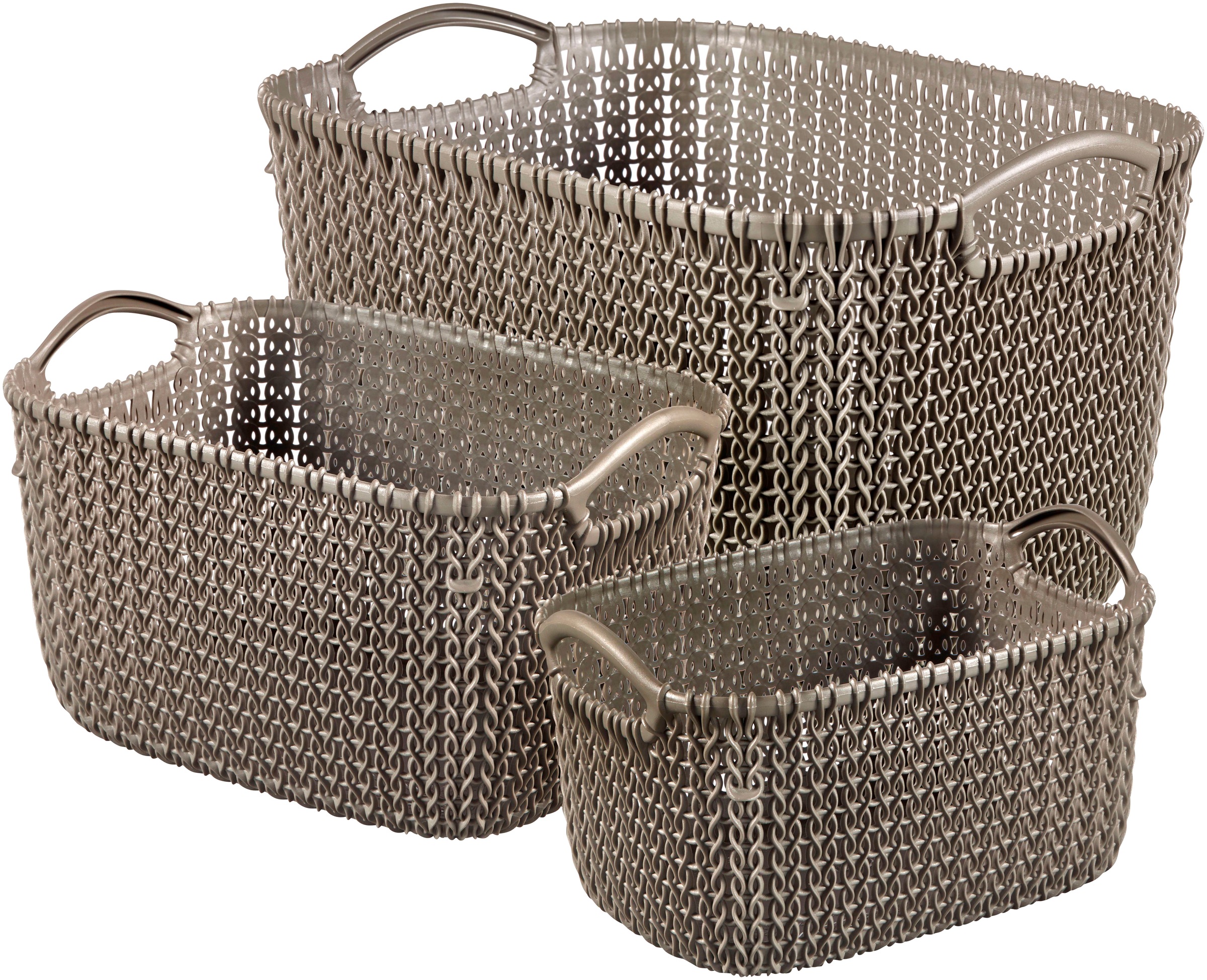 Korb »KNIT Korb L+S+XS«, 3´er-Set
