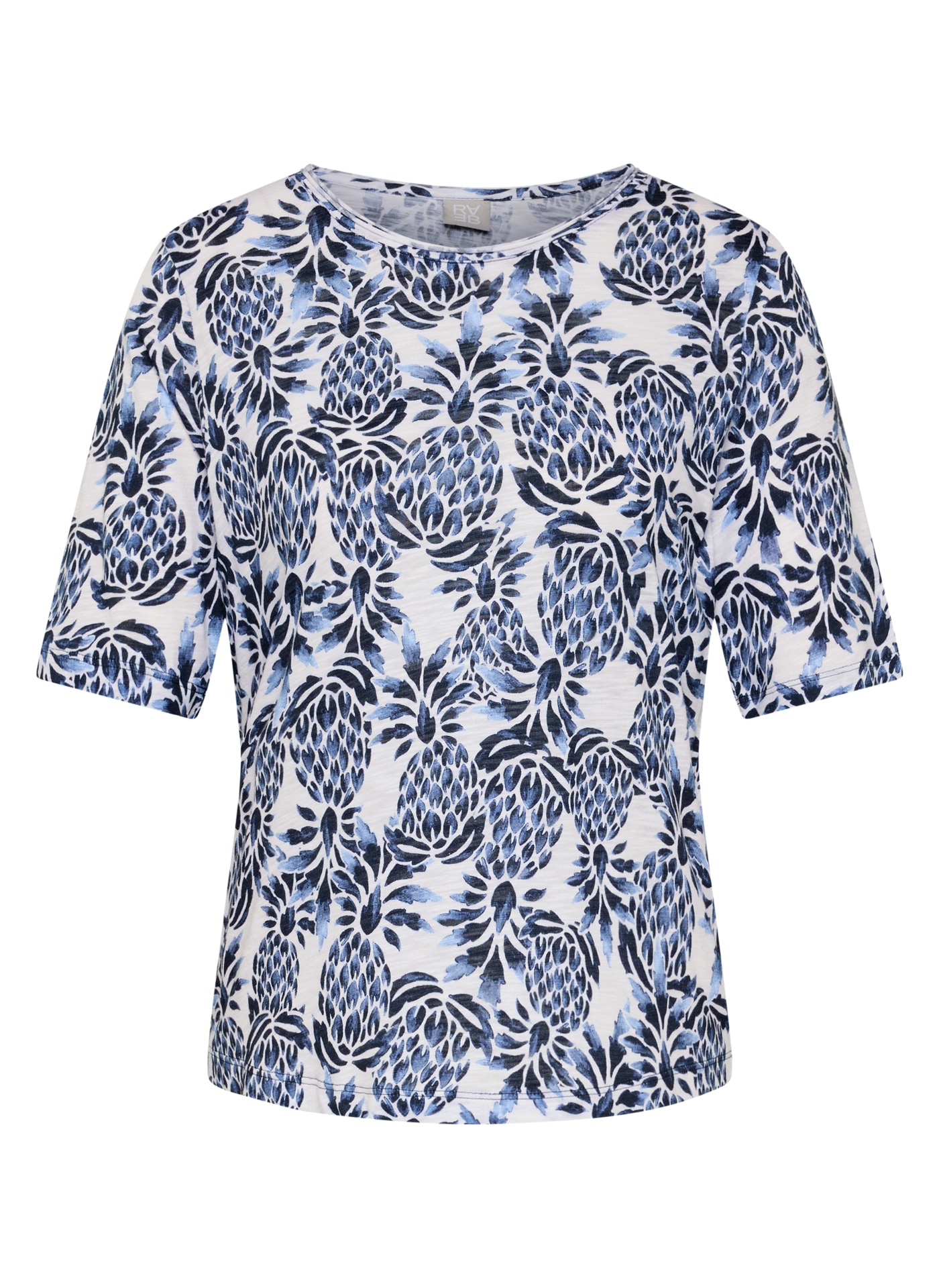 Rabe Kurzarmshirt mit Allover-Print