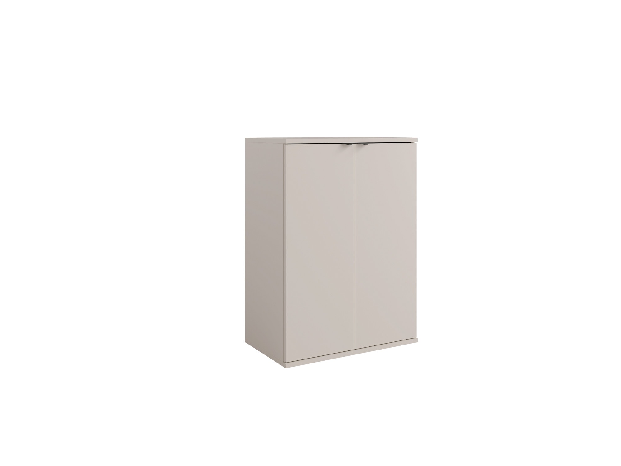 Home affaire Commode »THALIANA Sideboard mit 2 Türen, modernes Design, Breite 60 cm« Schrank in 3 Farben erhältlich, schwarze Metallgriffe, viel Stauraum