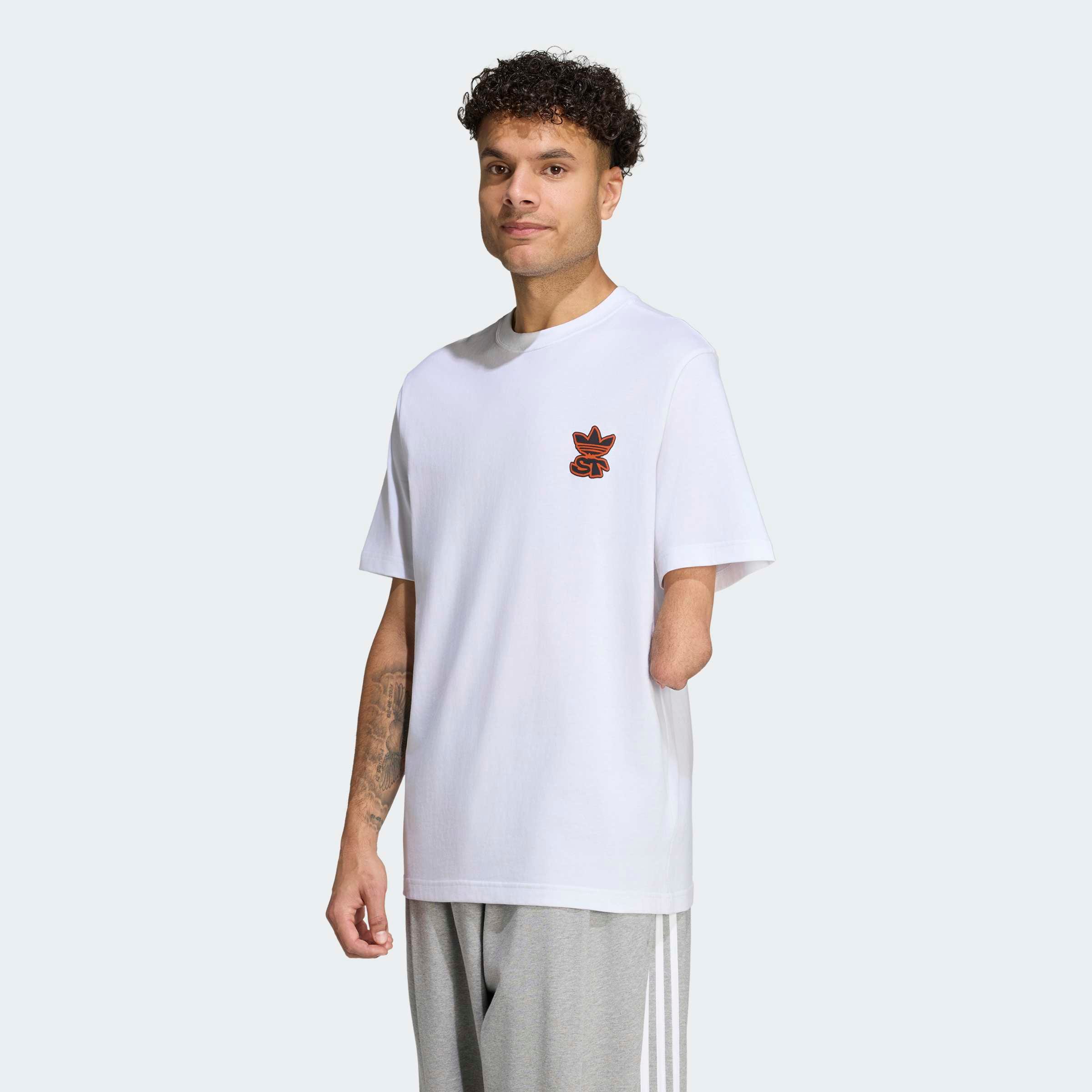 Image of adidas Originals T-Shirt "ST GFX" regulärer Schnitt, sportlich, mit Skate-Ästhetik, ohne Verschluss