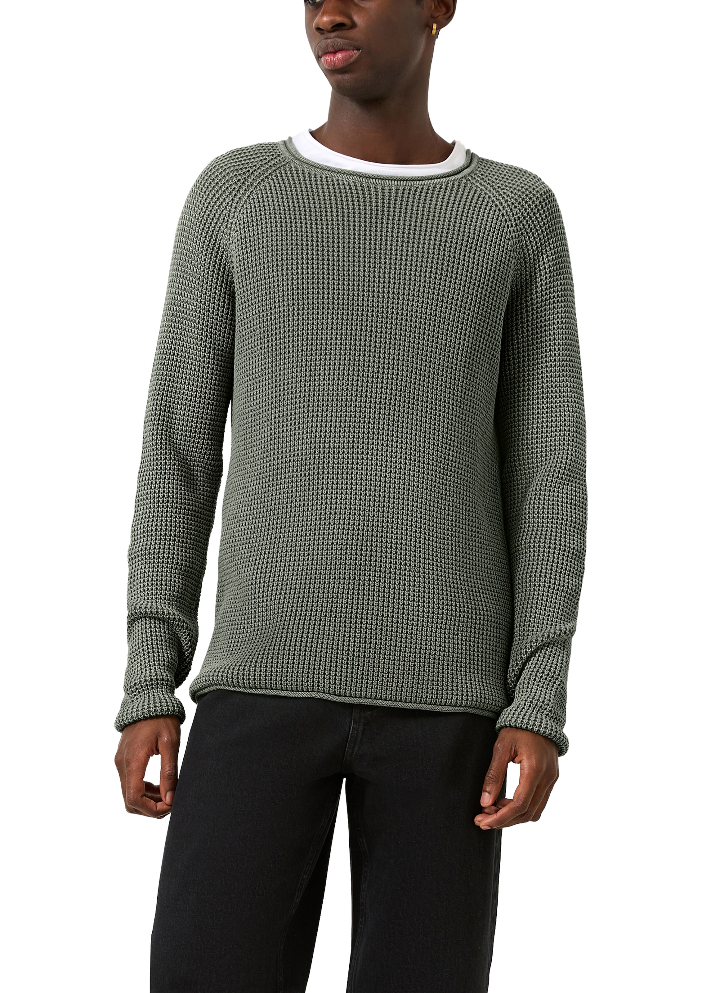Image of QS Strickpullover Winterpullover in Strick-Optik und Rundhals