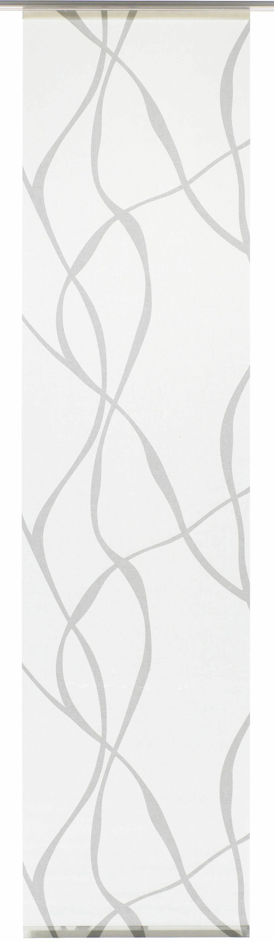 Image of GARDINIA Schiebegardine »Flächenvorhang Stoff Wave mit silberfarbennen Paneelwagen«, (1 St.) bei Ackermann Versand Schweiz