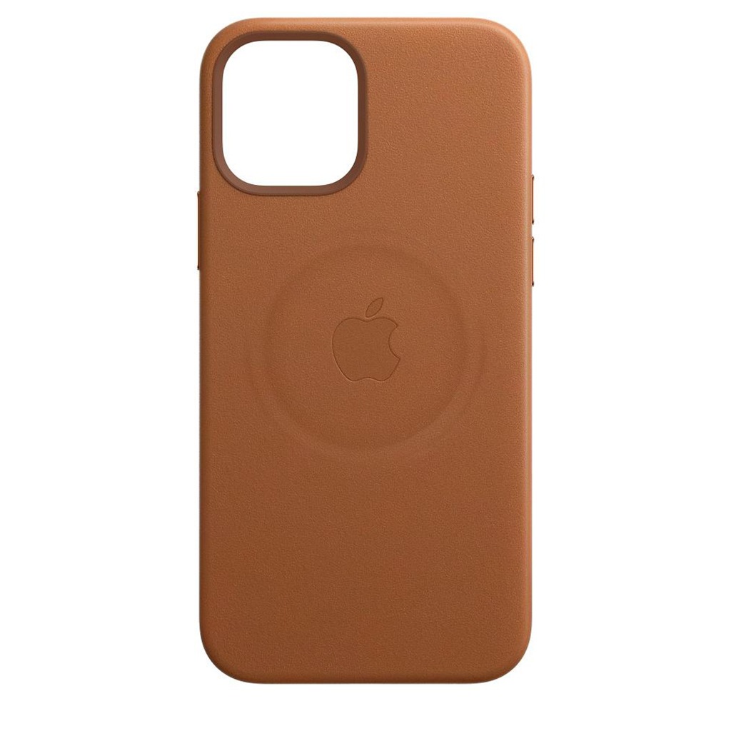 Apple Smartphone-Hülle »Apple iPhone 12/12 Pro Leder Case Mag Brown«, iPhone 12-iPhone 12 Pro, 15,5 cm (6,1 Zoll), MHKF3ZM/A