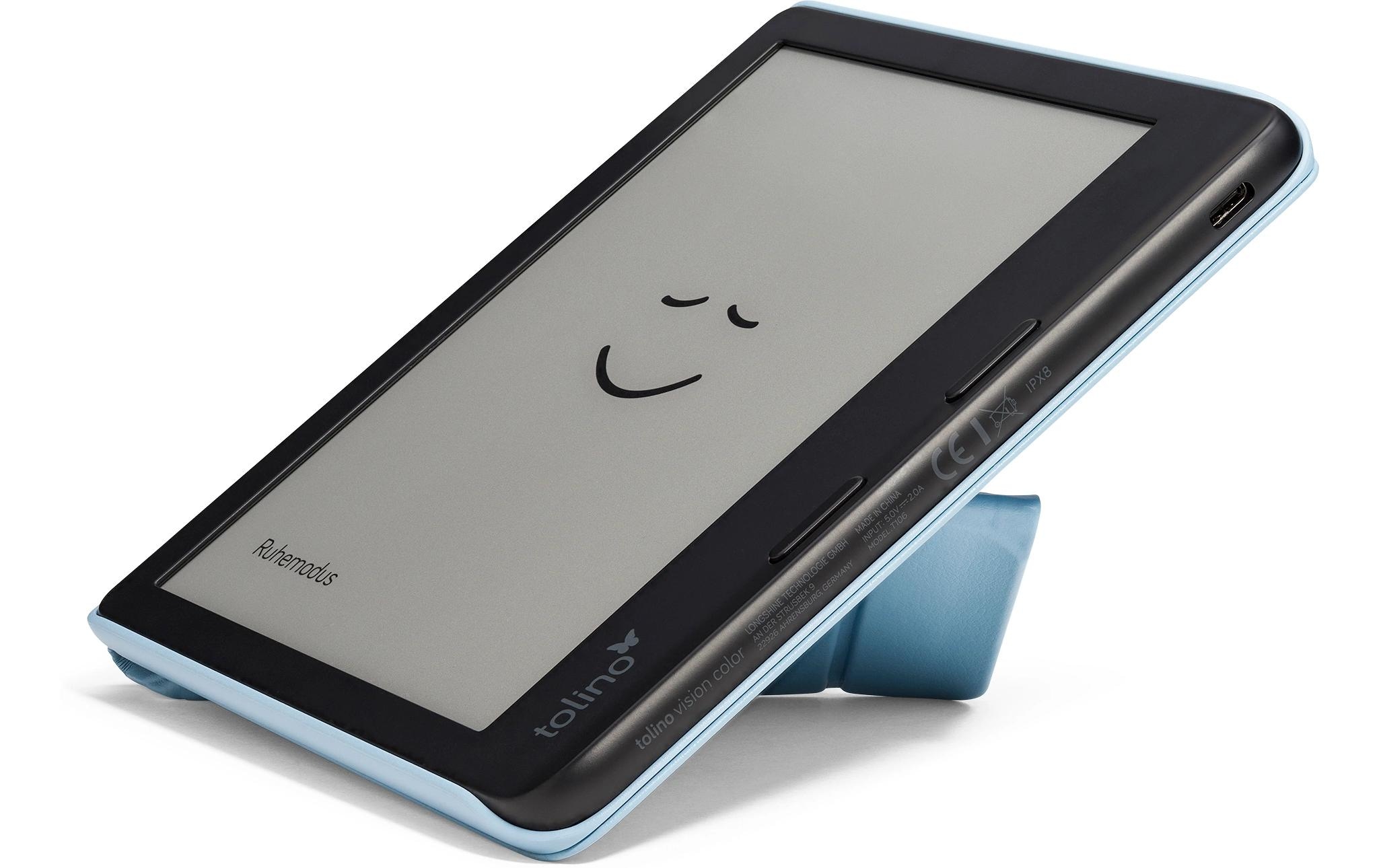 Tolino E-Reader-Hülle »Vision Color Origami Dusk Blue« 17,8 cm (7 Zoll)