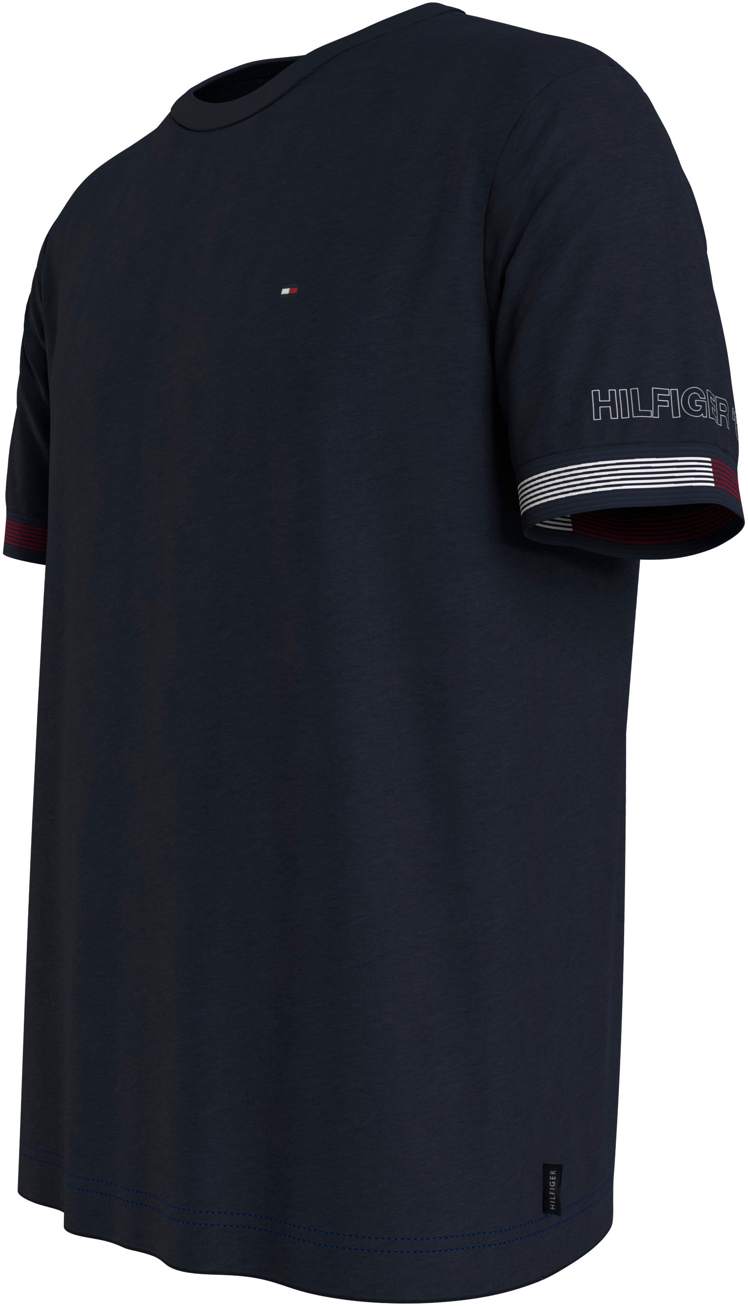 ♕ Tommy Hilfiger T-Shirt »FLAG CUFF TEE« versandkostenfrei auf