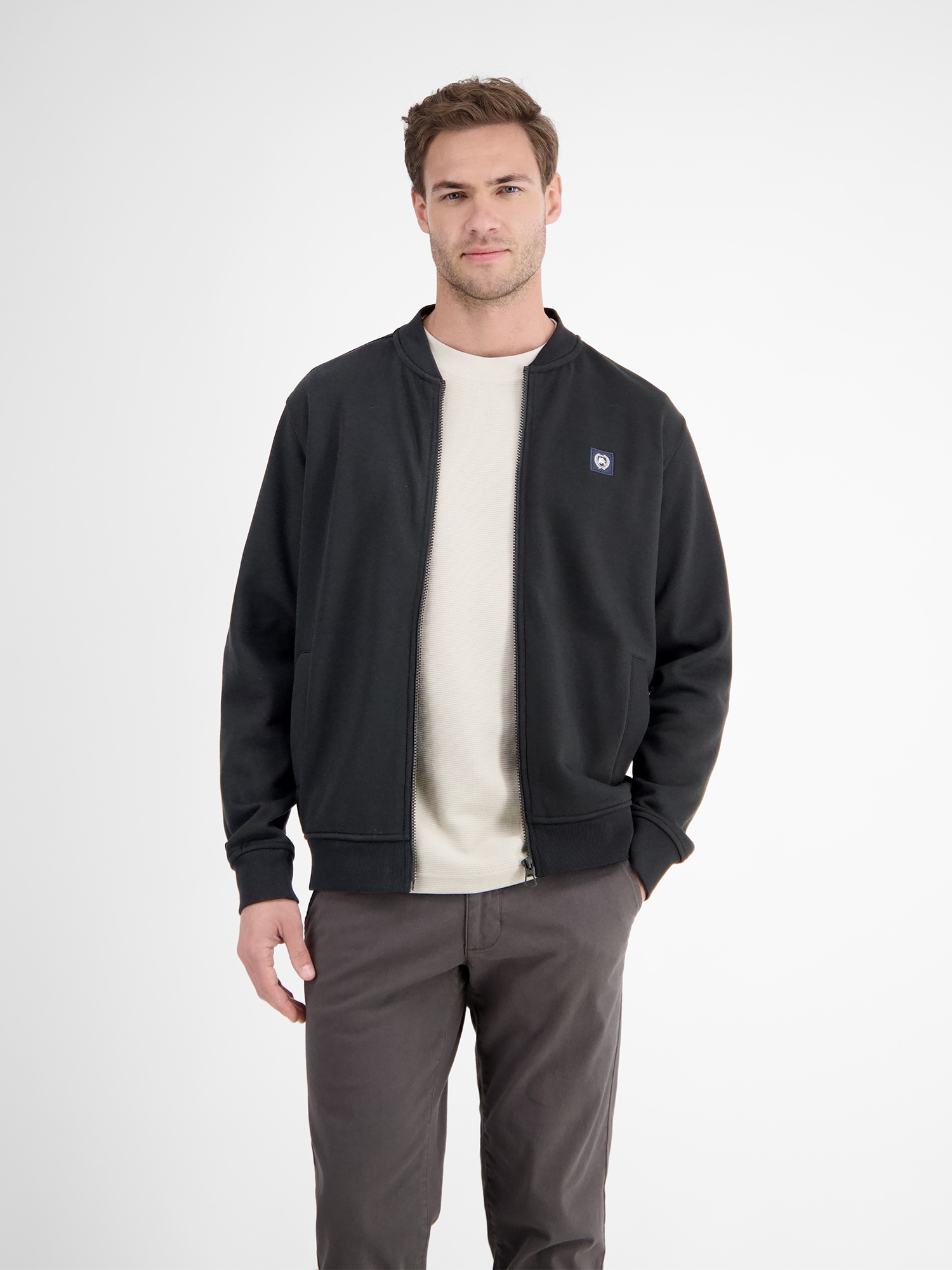 LERROS Veste sweat »College-Sweatjacke für Herren«