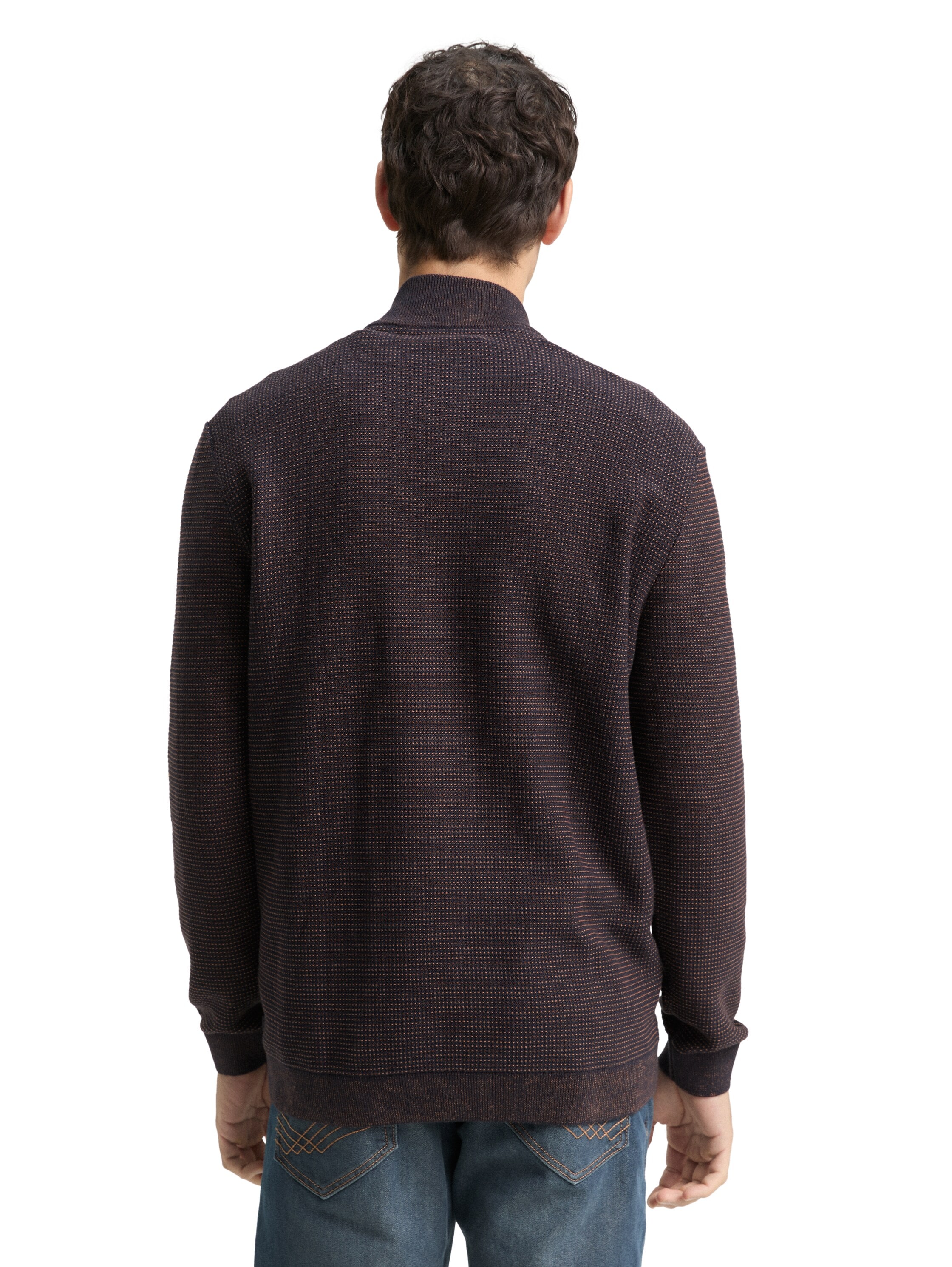 TOM TAILOR Veste en tricot mit Streifen