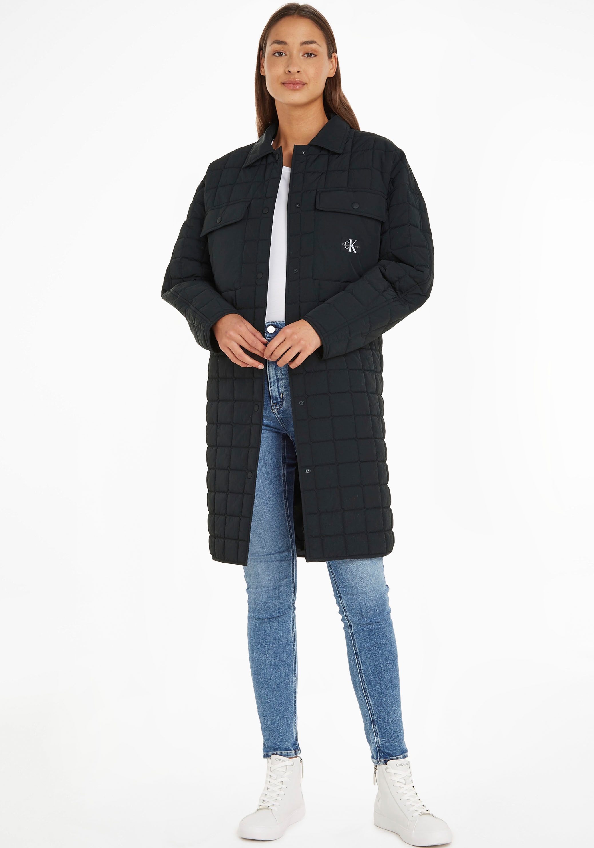 Steppmantel »LONG QUILTED UTILITY COAT«