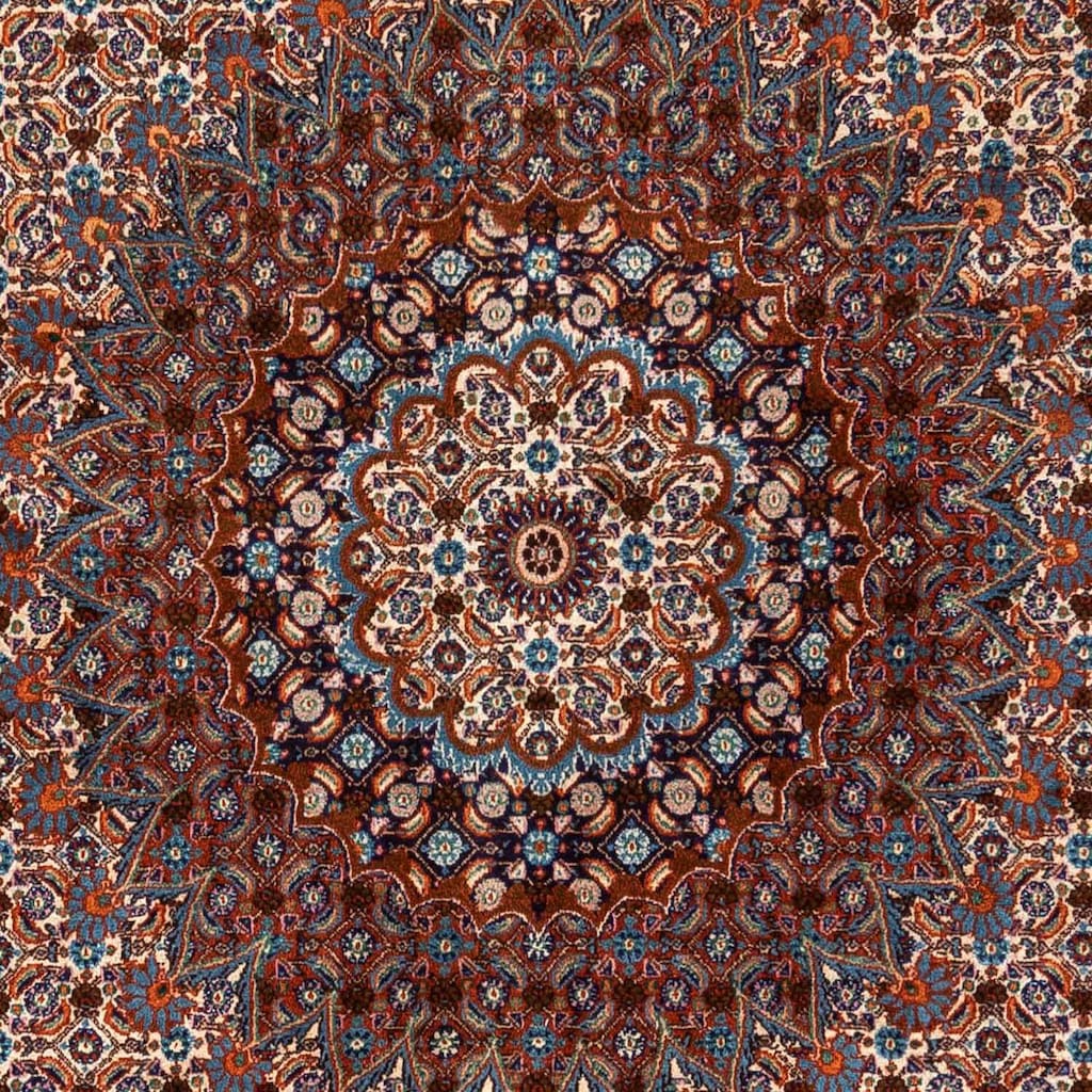 morgenland Hochflor-Läufer »Bidjar Geometrisch Blu 252 x 79 cm«, rechteckig