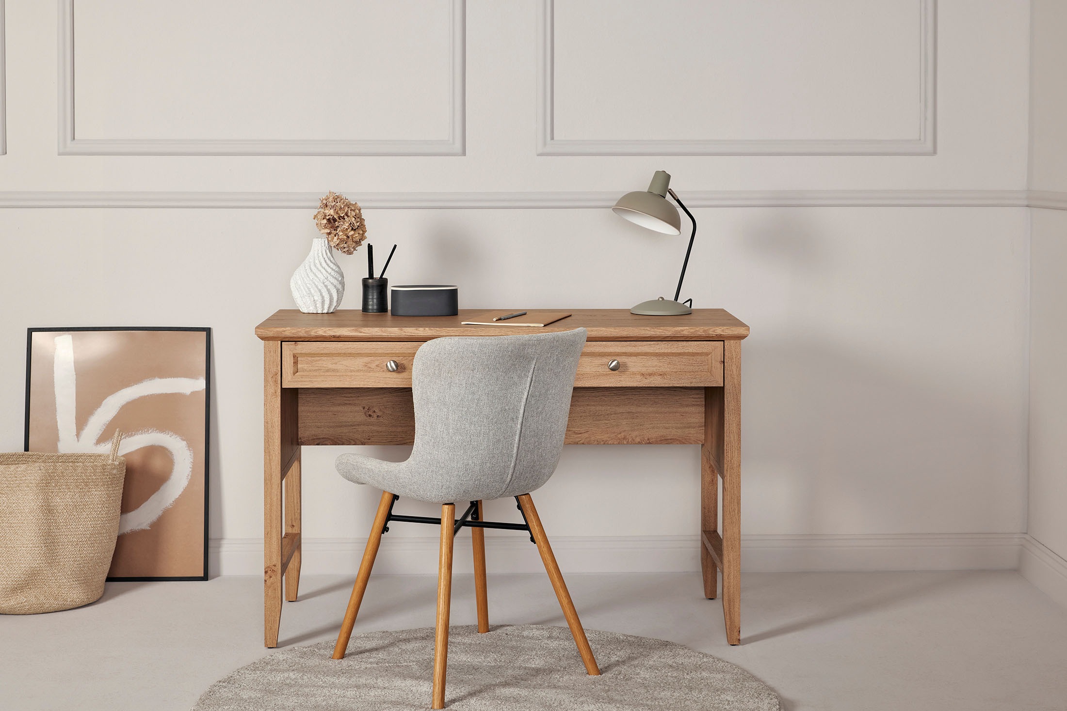 Jahnke Bureau »CLASSIC D 120« bureau, coiffeuse, console, 2 tiroirs, largeur : 120 cm