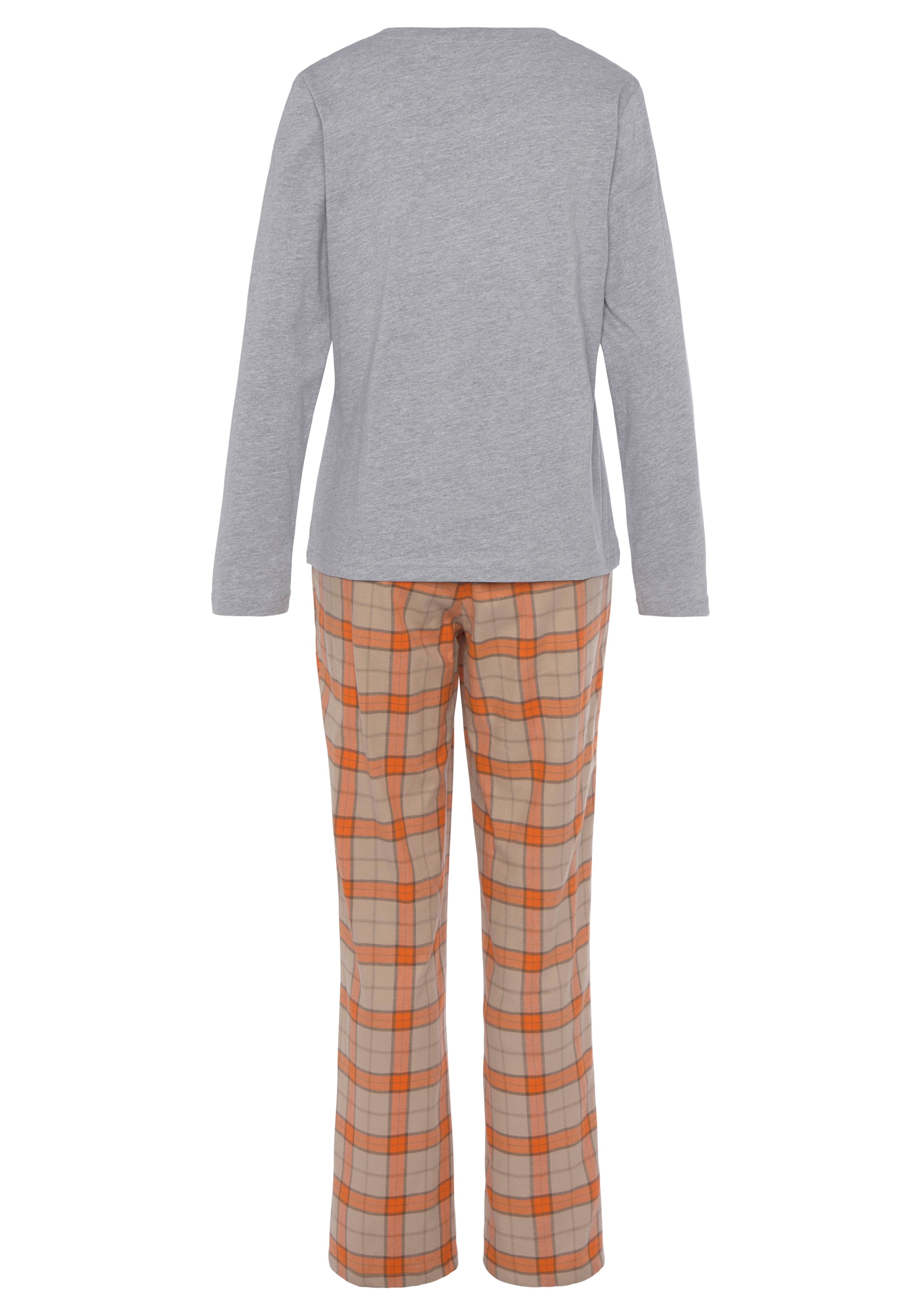 Vivance Dreams Pyjama, (2 tlg.), aus kuschelig weichem Flanell