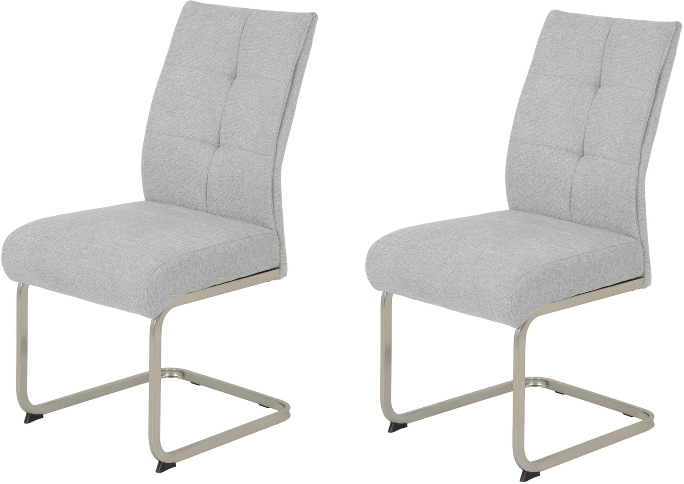 Image of HELA Freischwinger "Ines" (Set) 2 Stk.bequeme Sitzbreite und Federkern Polsterung