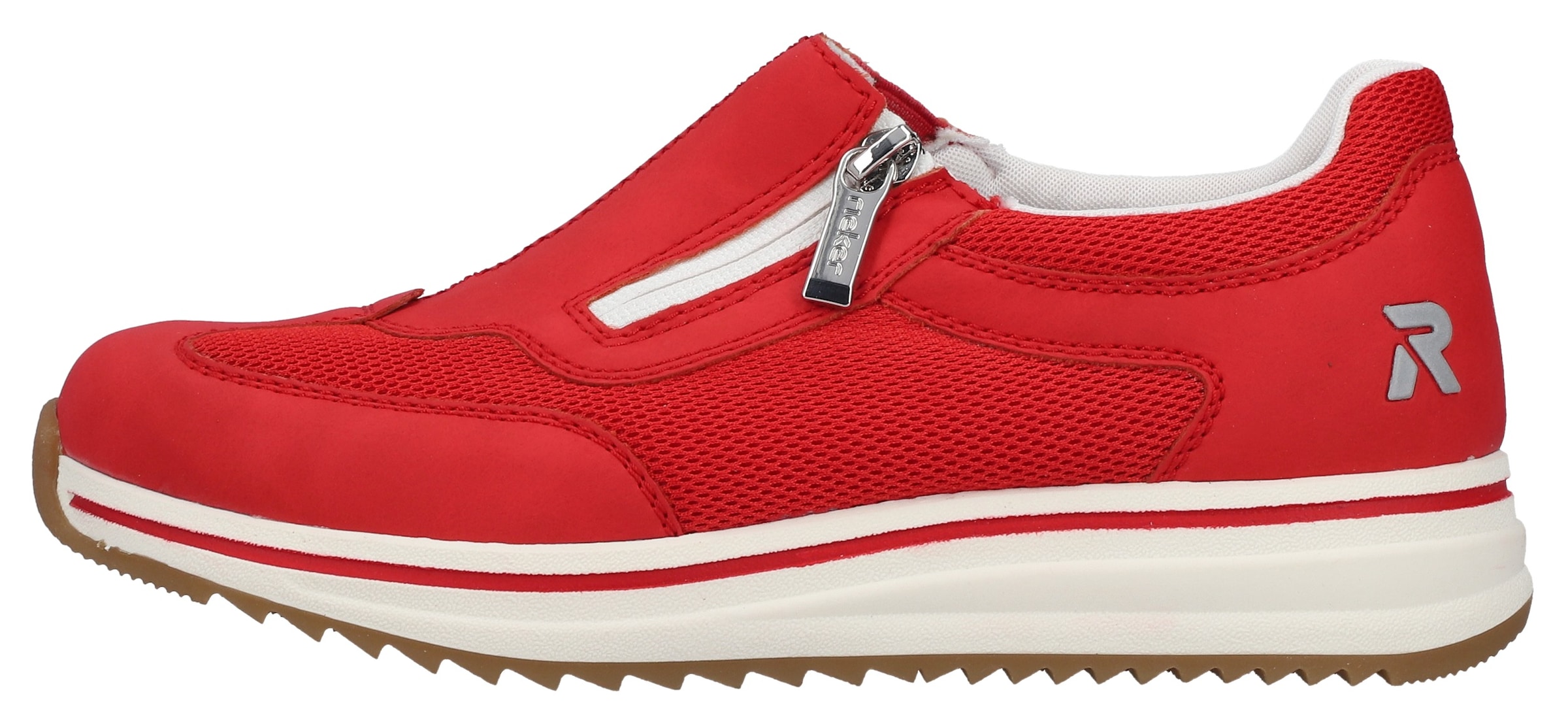 Rieker Slipper  Sneaker à enfiler, chaussure basse, chaussure décontractée avec fermeture éclair