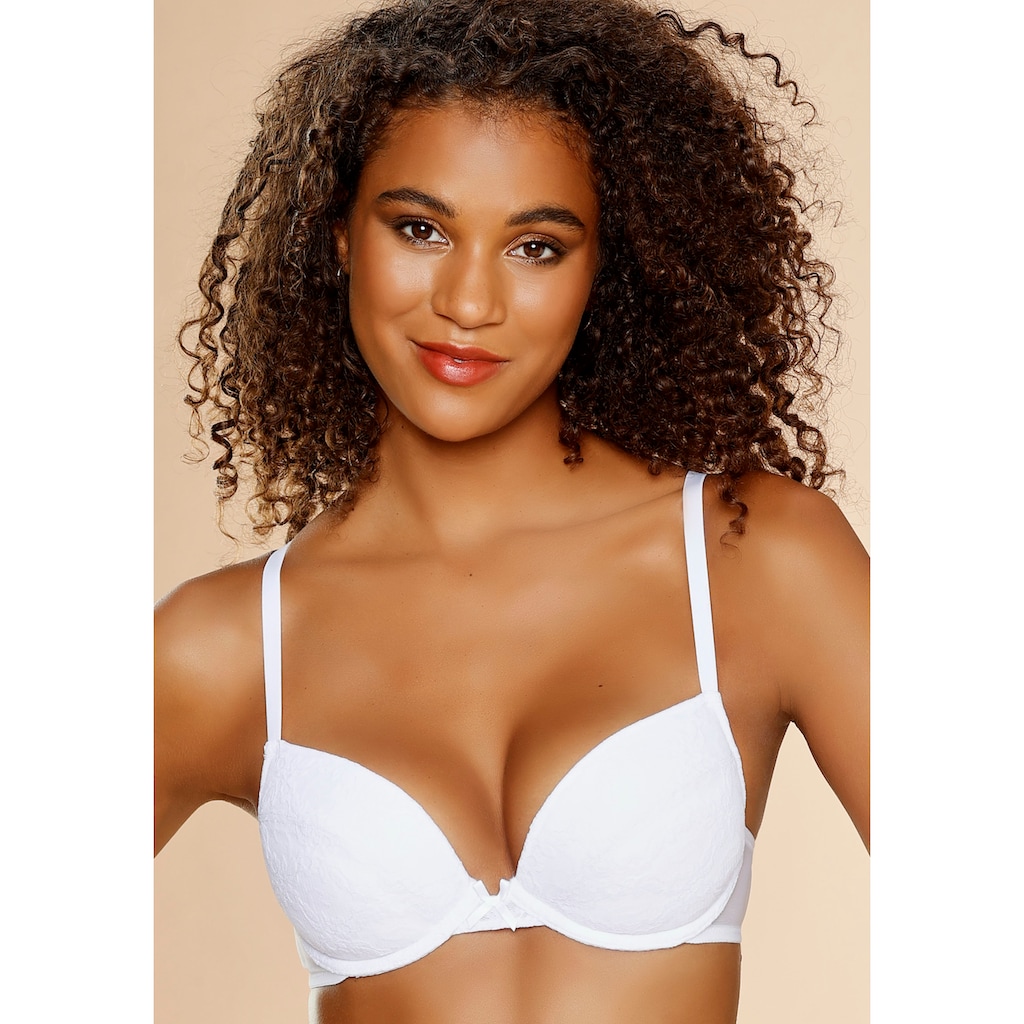 petite fleur Push-up-BH, (Packung, 3 Stück)