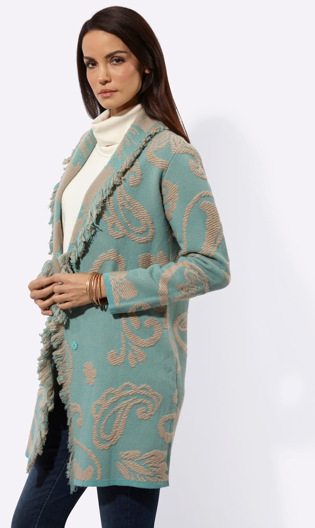 creation L Cardigan jacquard