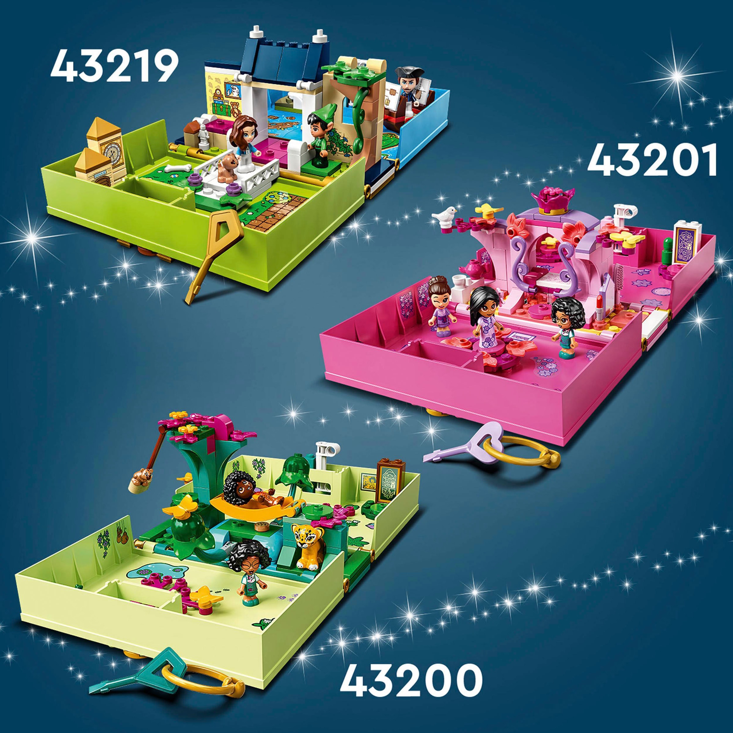 LEGO® Konstruktionsspielsteine »Peter Pan & Wendy Märchenbuch-Abenteuer (43220), LEGO® Disney Classic«, (111 St.)